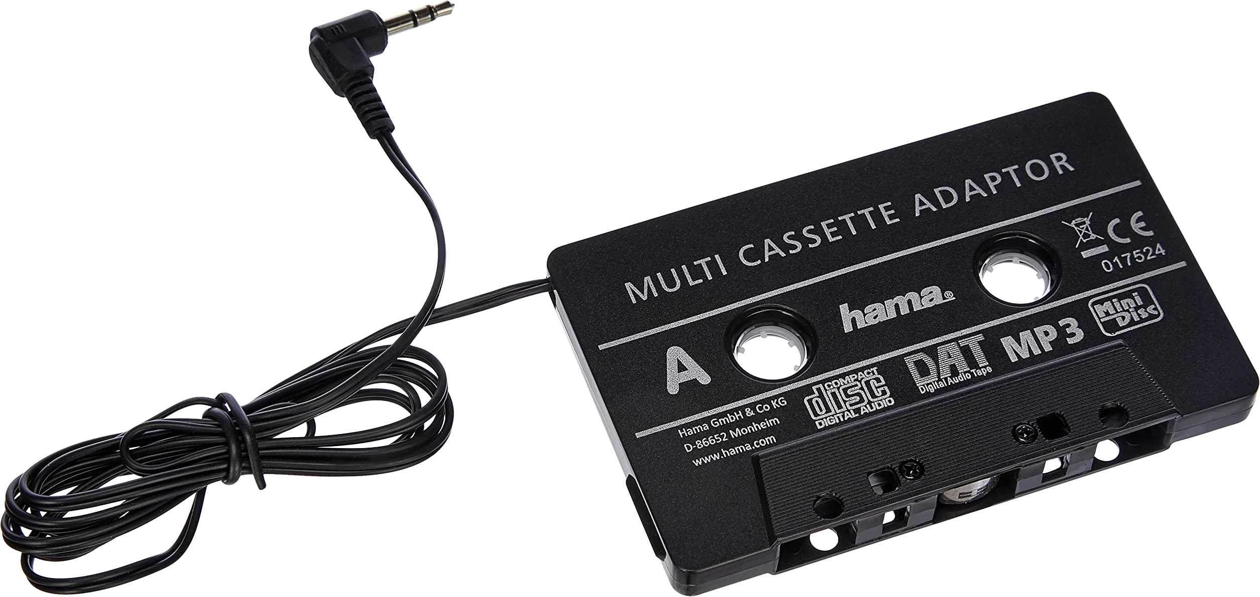 Hama Adapter do kasety samochodowej, czarny