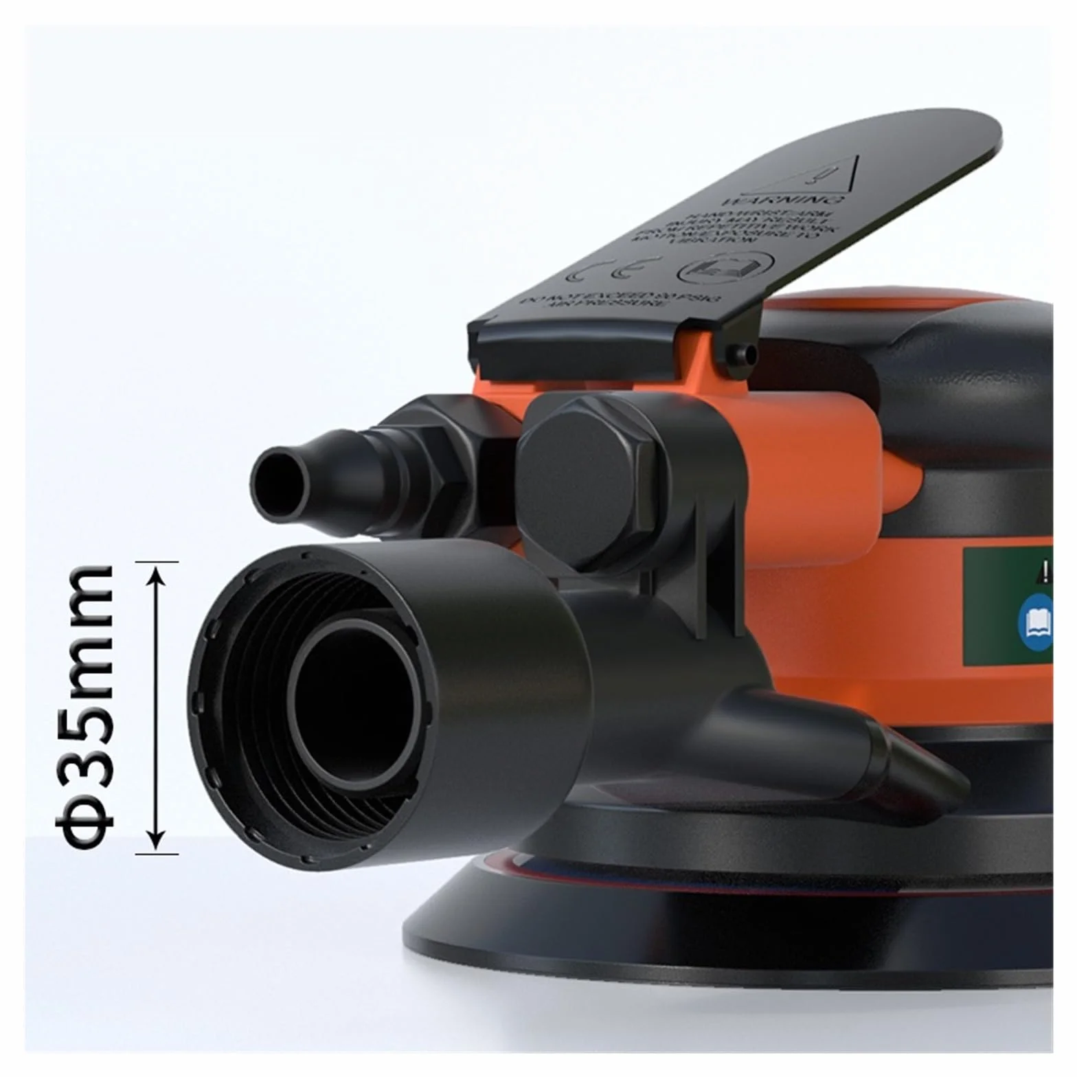 Polerka na Mokro, Pneumatyczna szlifierka oscylacyjna pneumatyczna 125mm/150mm próżniowe mimośrodowe polerowanie/szlifierka narzędzia pneumatyczne | 5 In Vacuum Sander