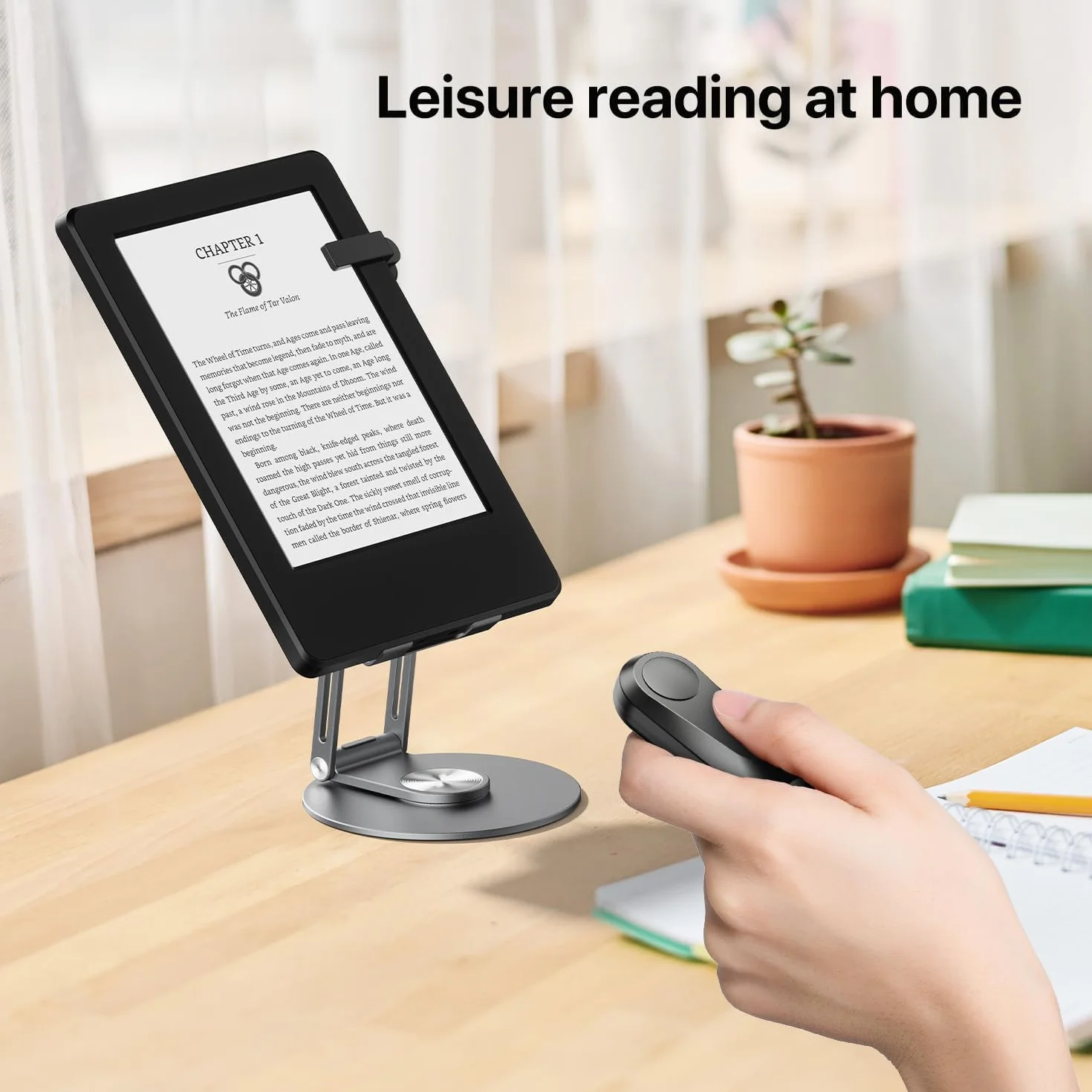 Pilot zdalnego sterowania RF do Kindle Paperwhite akcesoria, czytanie iPada, Kobo, Surface komiksów, powieści, iPhone'a, tabletów, Androida, robienie zdjęć, aparatu fotograficznego, nagrywanie