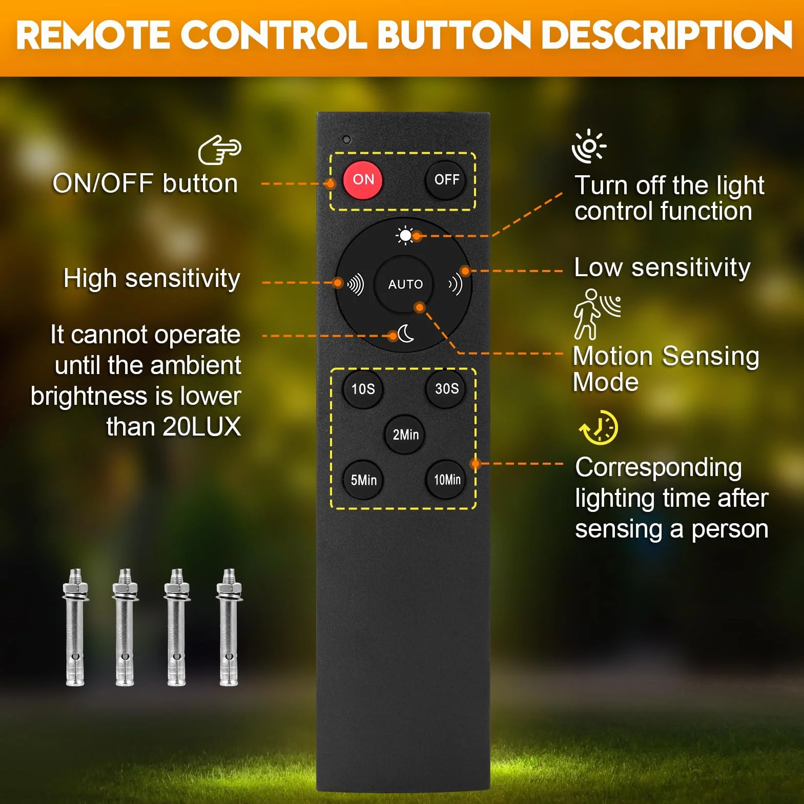 papasbox Reflektor LED 100 W z czujnikiem ruchu | zewnętrzny reflektor zewnętrzny z pilotem zdalnego sterowania | 6500 K zimna biel IP66 wodoszczelny reflektor do ogrodu, garażu, na boisko sportowe