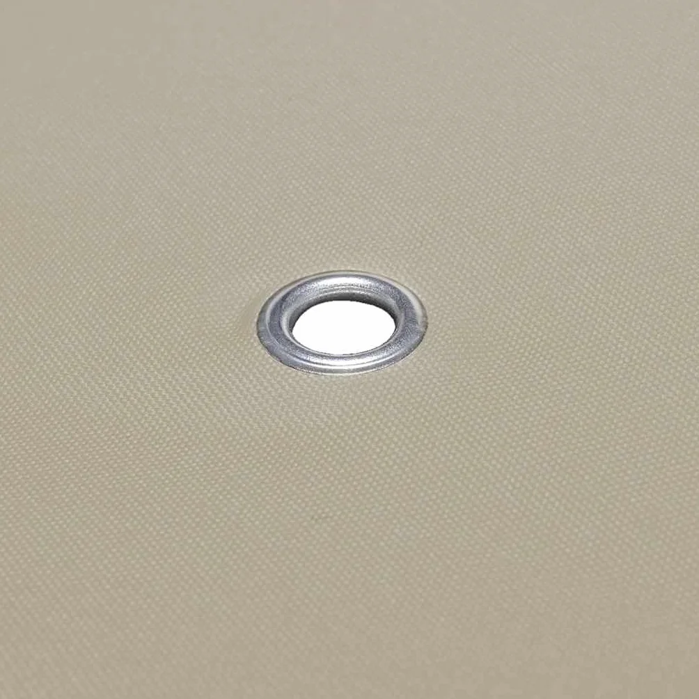 Bagażnik 310 g/m² 3x3 m Beżowy, Poliester Pokrycie namiotu z wodoodpornej powłoki PVC, Wzmocnione rogi dla trwałości, Solar