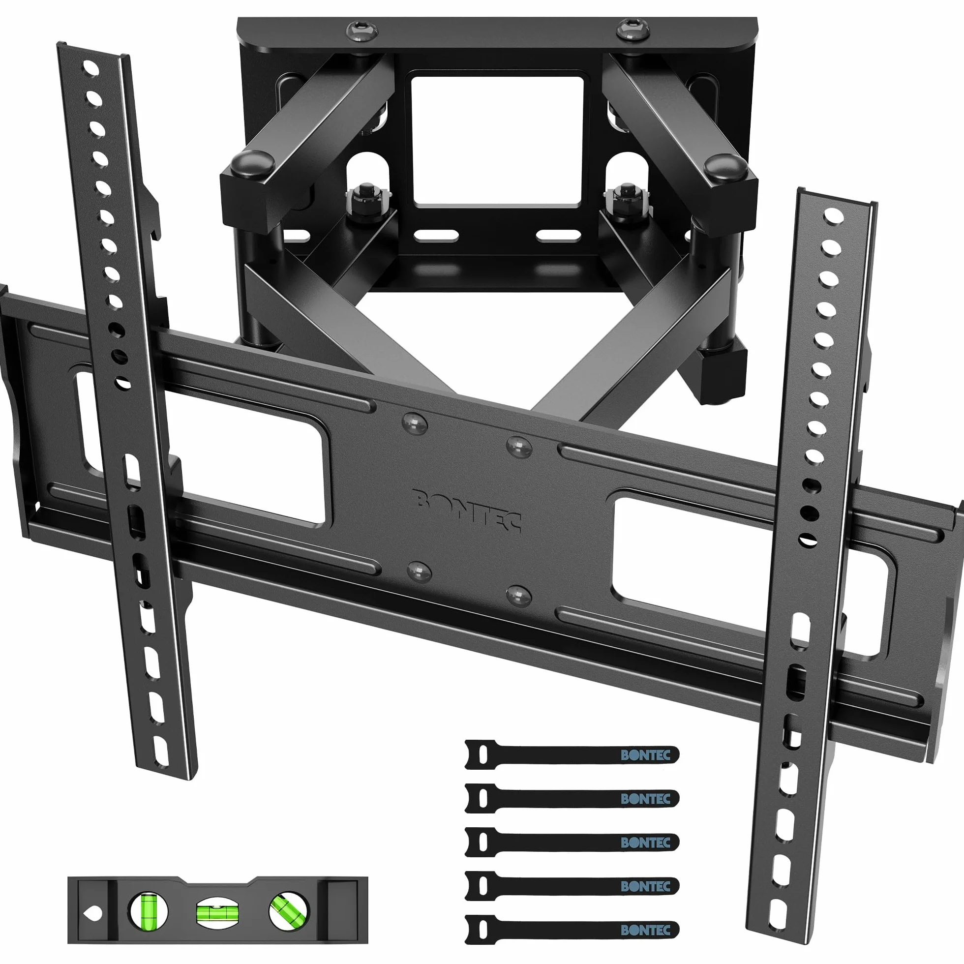 BONTEC Uchwyt Ścienny do Telewizora 23–70'' LED LCD OLED, Full Motion, VESA 400x400, 45 kg