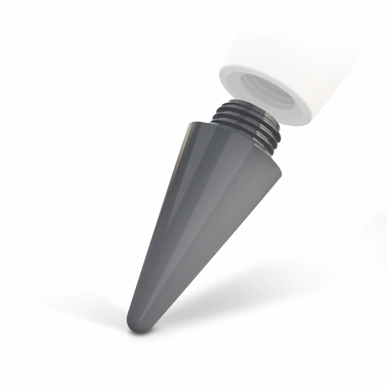 ZAGG Pro Stylus 2 Pen do iPada, wymienne końcówki (4 sztuki), iPad Post 2018, szary