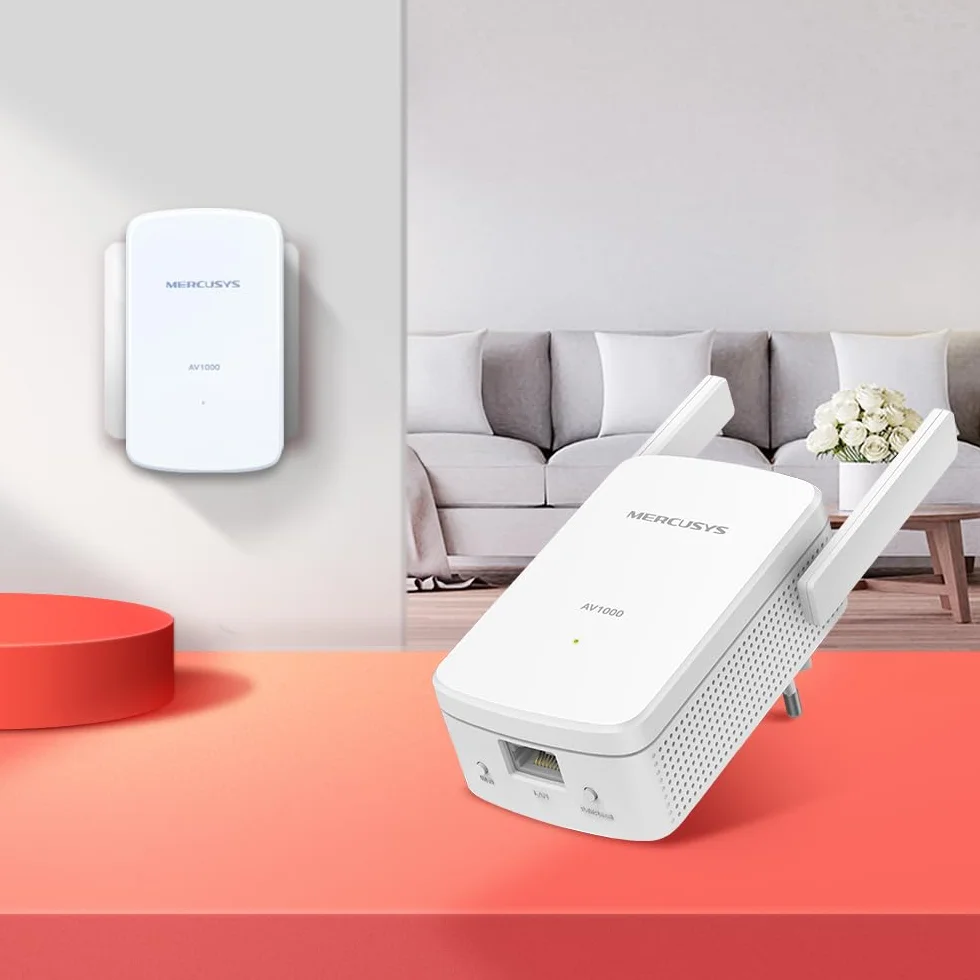 Mercusys MP510 KIT AV1000 Gigabitowy Zestaw Powerline WiFi 1000 Mb/s