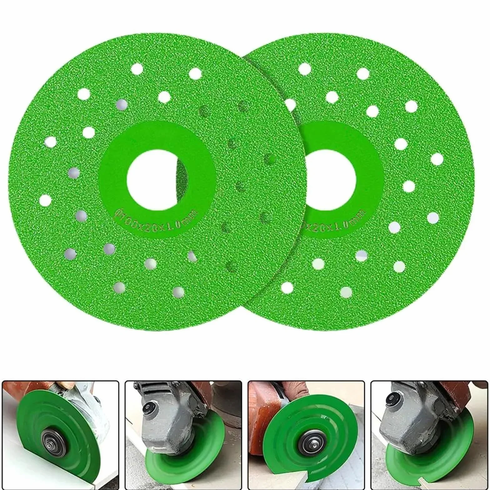 Diamentowa płyta skalna szlifowanie fazowanie szklana tarcza do cięcia 8/20 sztuk ostrze szmerglowe szlifierki kątowej cięcie płytek na sucho mokro(8pcs)