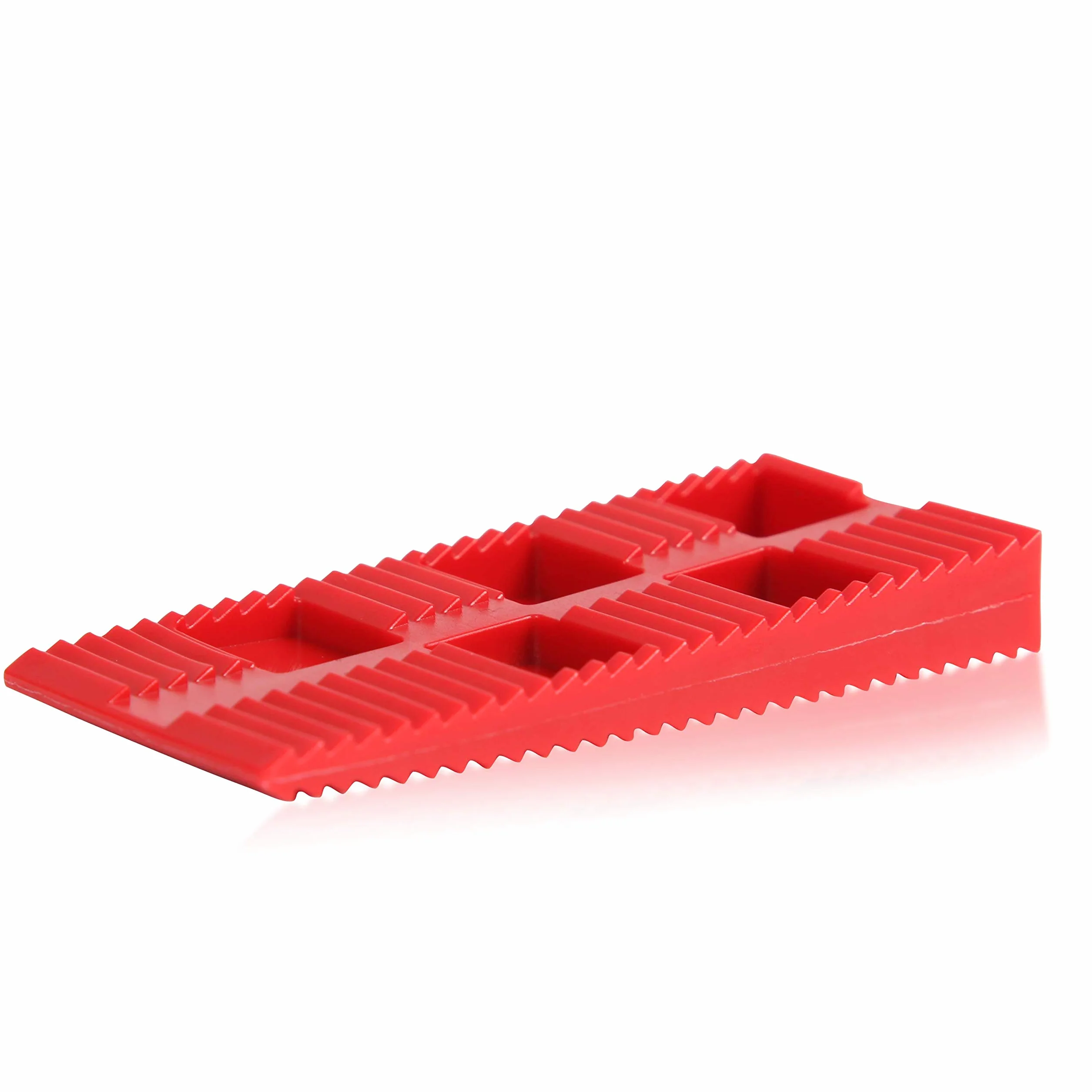 Kliny z tworzywa sztucznego klasy premium, Made in Germany, plastikowe kliny, kliny montażowe, kliny dystansowe z tworzywa sztucznego (120 x kliny czerwone, pojedyncze)
