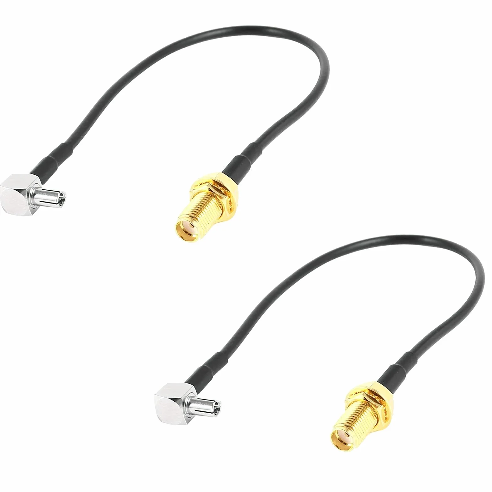 SMA do TS9 RG174 Kabel Kątowy z Adapterem Przedłużacz 20 cm dla Huawei 2G 3G 4G LTE Antena UMTS