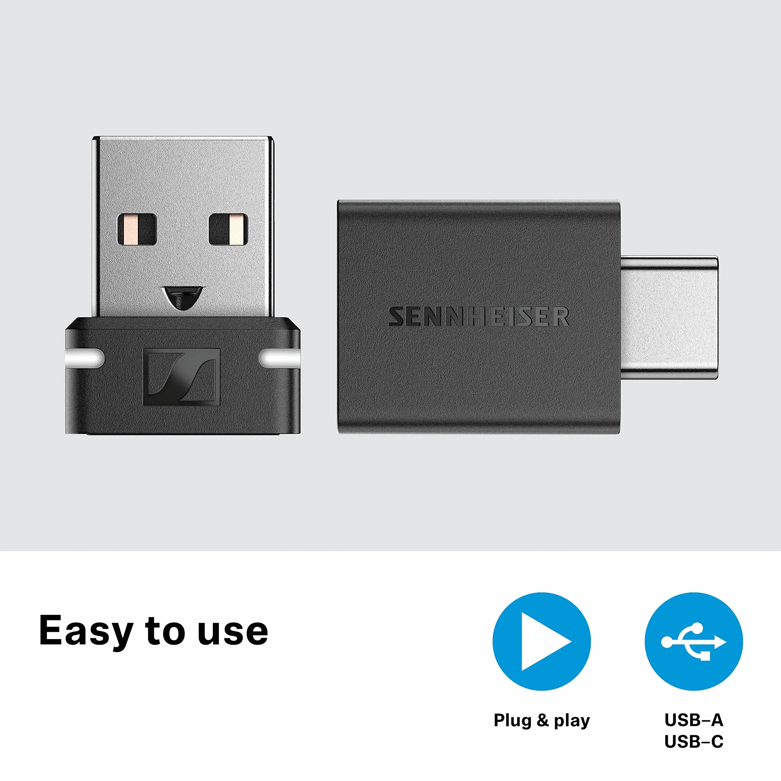 Sennheiser BTD 600 Bluetooth Dongle Adapter USB-A/USB-C AptX