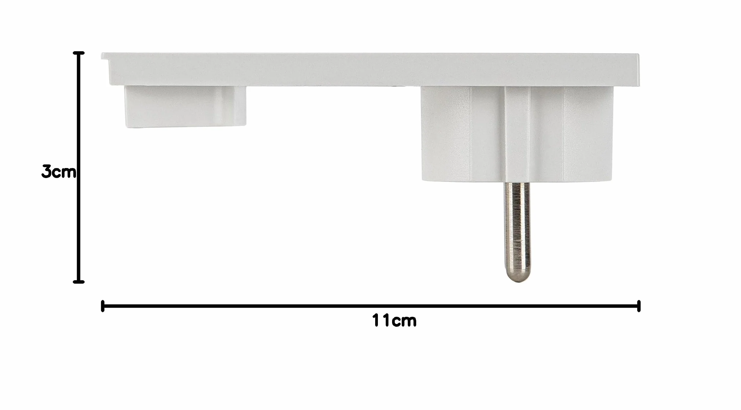 FANTON 80065-B3 3 sztuk Obrotowy ultra płaski schuko 2P+T 16A mod. CLOCK biały kolor