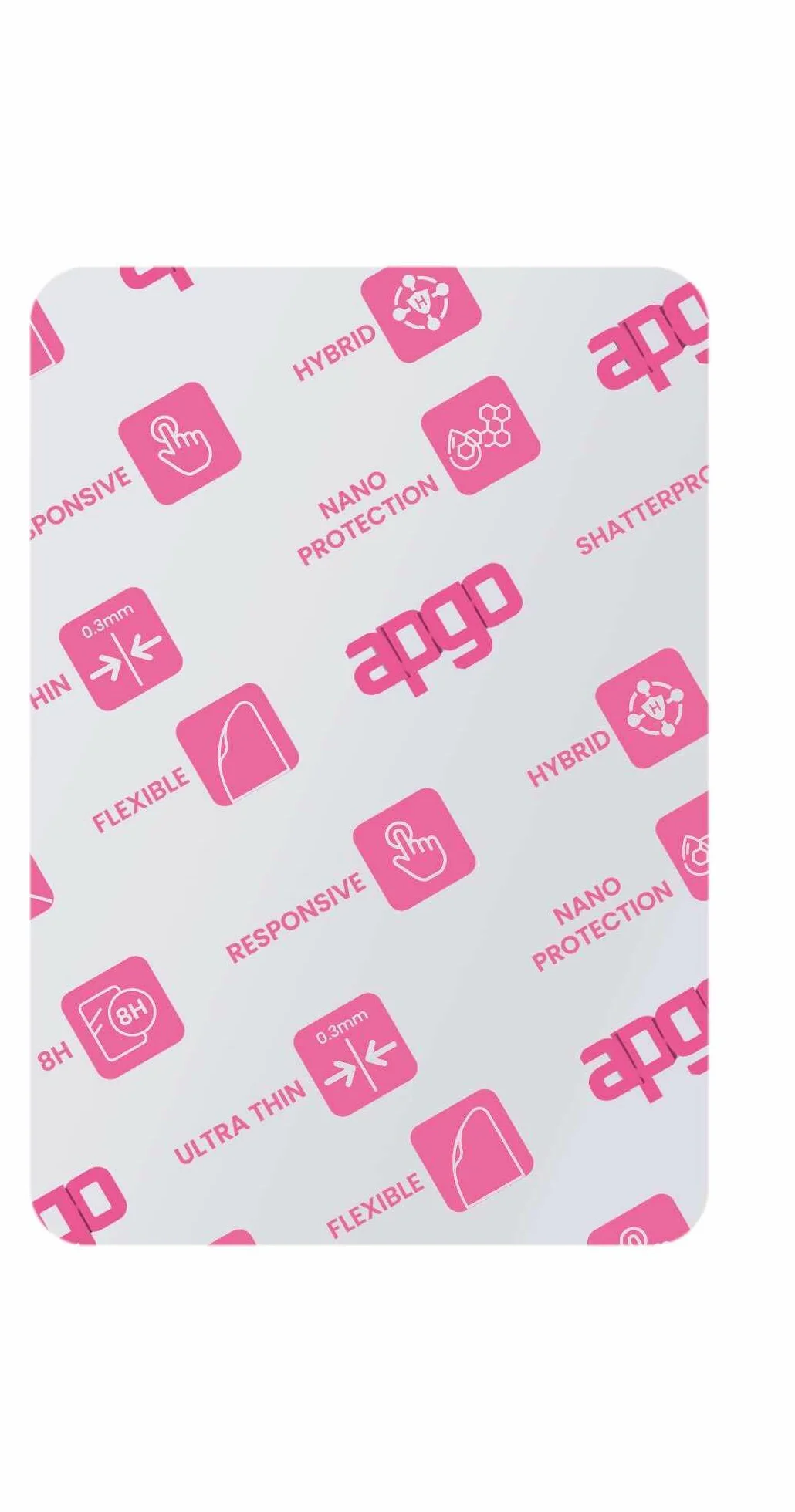 apgo Hybrid Glass Screen Protector do Amazon Kindle Paperwhite 2024, szkło hybrydowe, zamiennik hartowanego