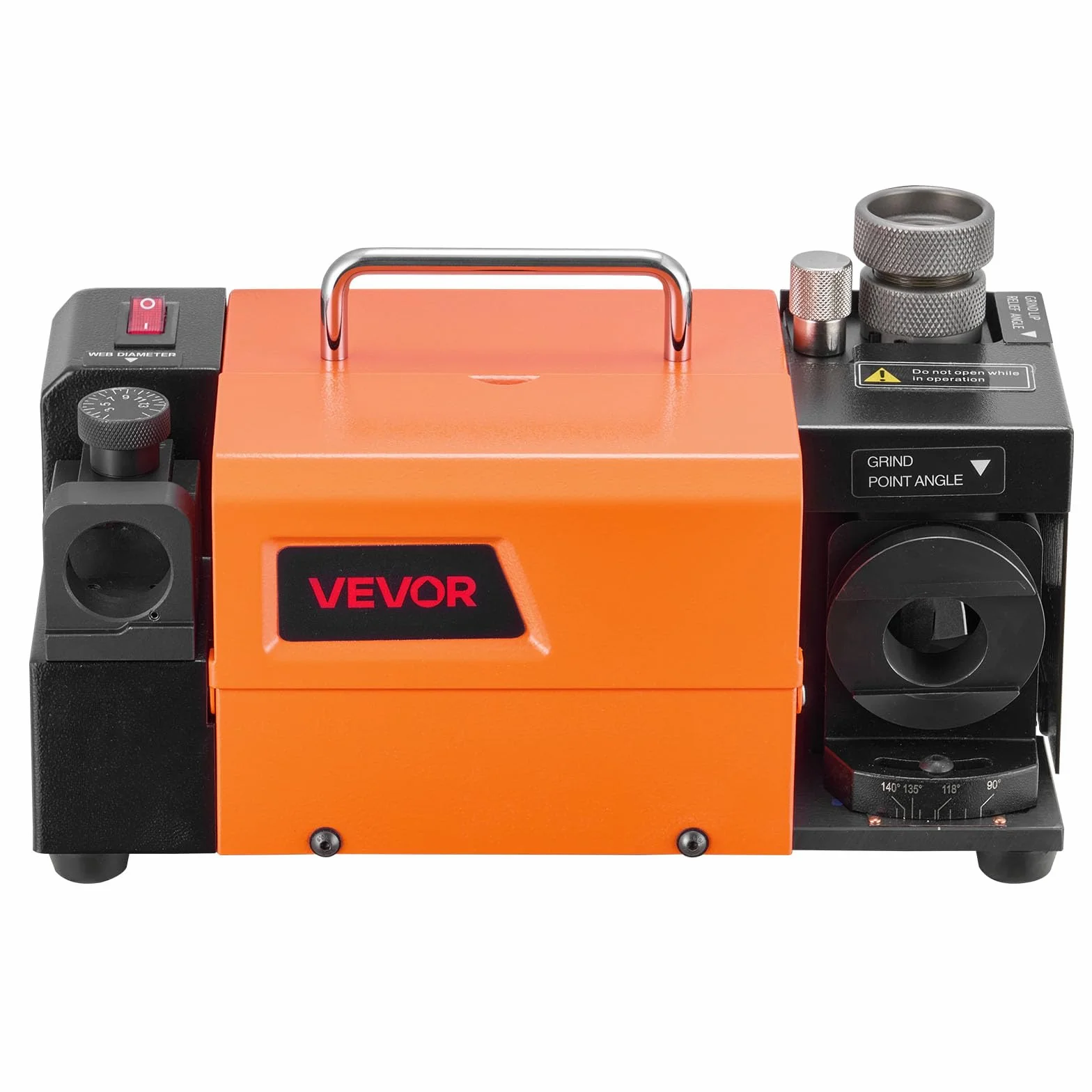 VEVOR MR-13A+ ostrzałka do wierteł 3-15 mm z regulowanym kątem czubka od 95° do 135°, 5800 obr./min, ostrzałka z 13 zaciskami i kołem CBN do warsztatów garażowych