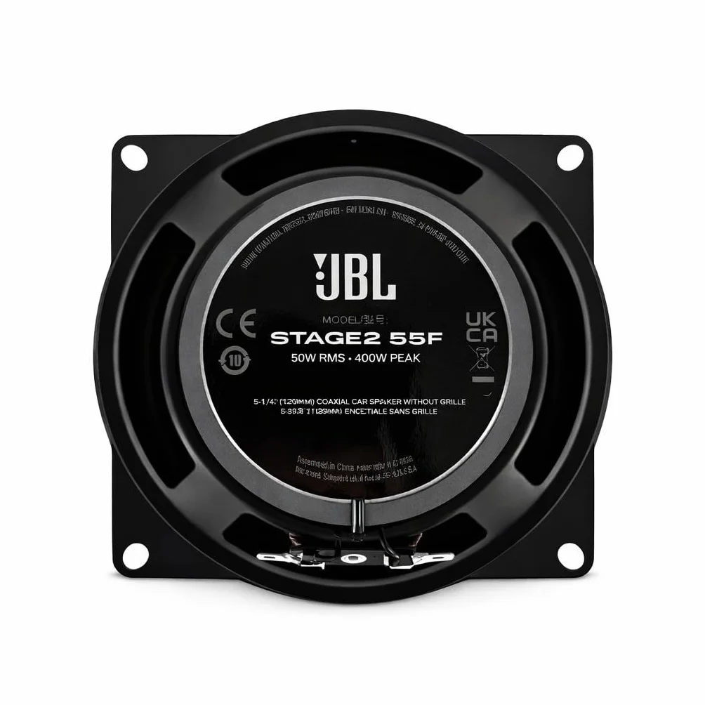 JBL Stage2 GEN2 55F 5,25 cala 130 mm 2-drożne koncentryczne głośniki samochodowe 50 W RMS 220 W szczytowy para
