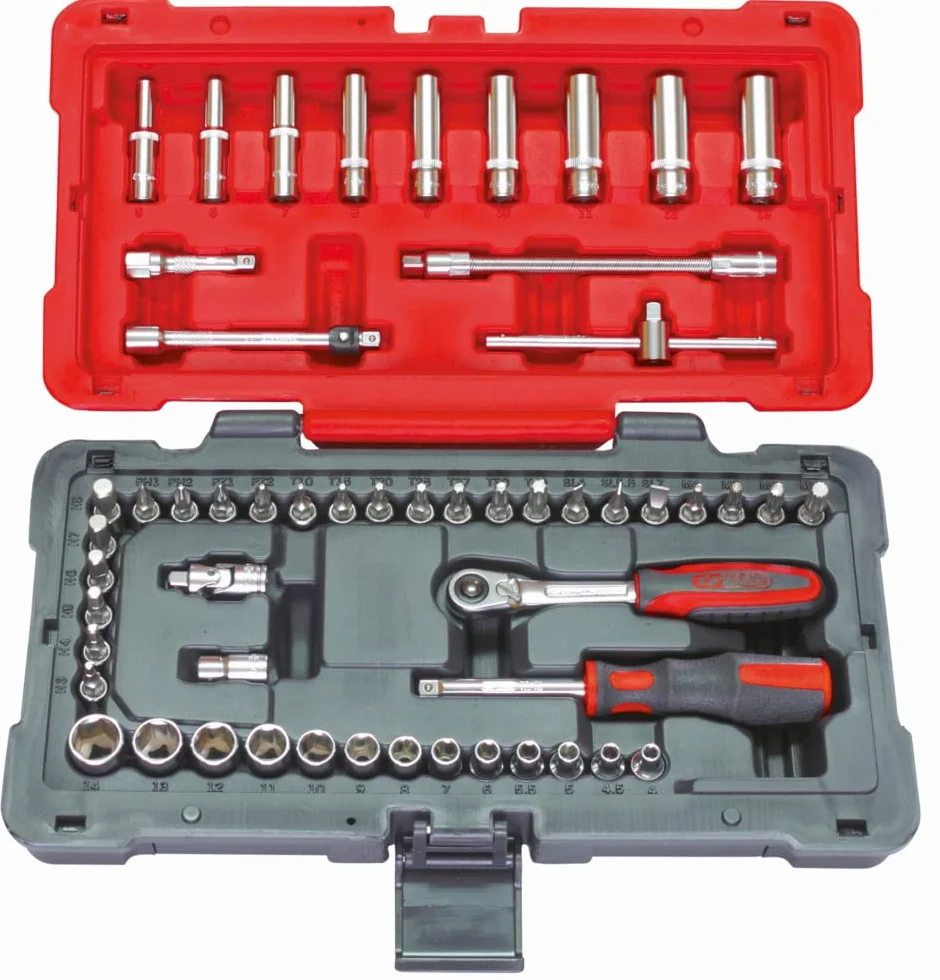 KS Tools 922.0654 zestaw kluczy nasadowych, 54-częściowy od/akcesoria Ultimate 1/4"