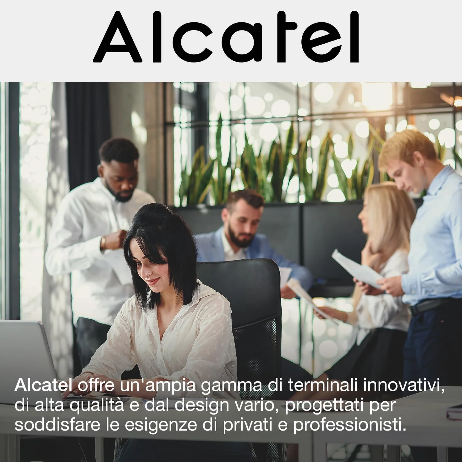 Alcatel Temporis 10 dark bezprzewodowy telefon analogowy