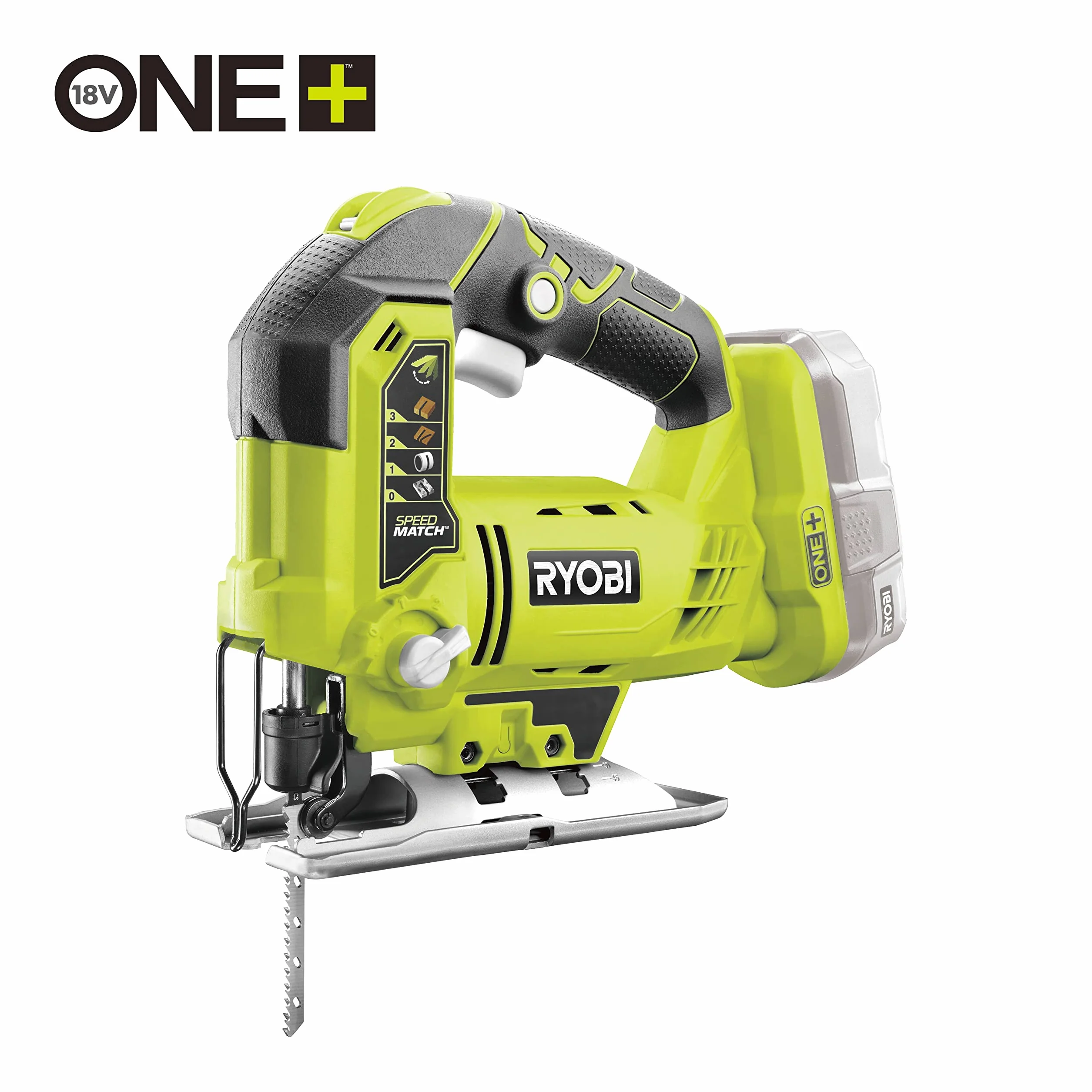 RYOBI - Duet ONE+ 18 V: Wyrzynarka wahadłowa z 1 ostrzem + Piła tarczowa - śr. 165 mm z 1 ostrzem z 24 zębami + 1 bateria 18V 2,5 Ah i szybka ładowarka, (5133004770)