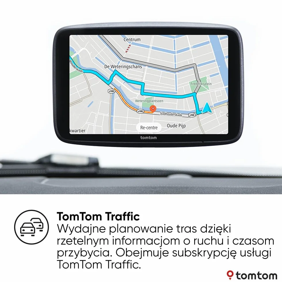 TomTom GO Superior nawigacja GPS 7 cali HD TomTom Traffic mapy Świata WiFi