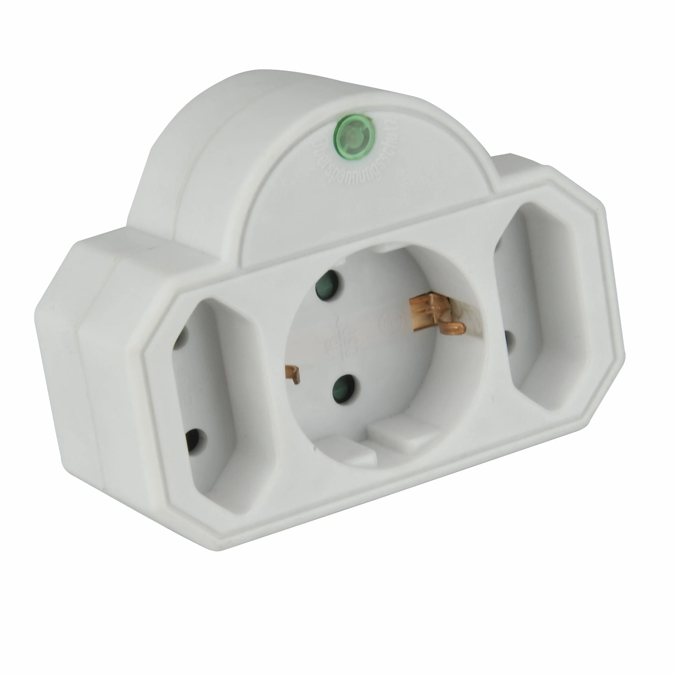 UNITEC Filtr przepięciowy 44512, Listwa Antyprzepięciowa, 1 x Schuko, 2 x euro