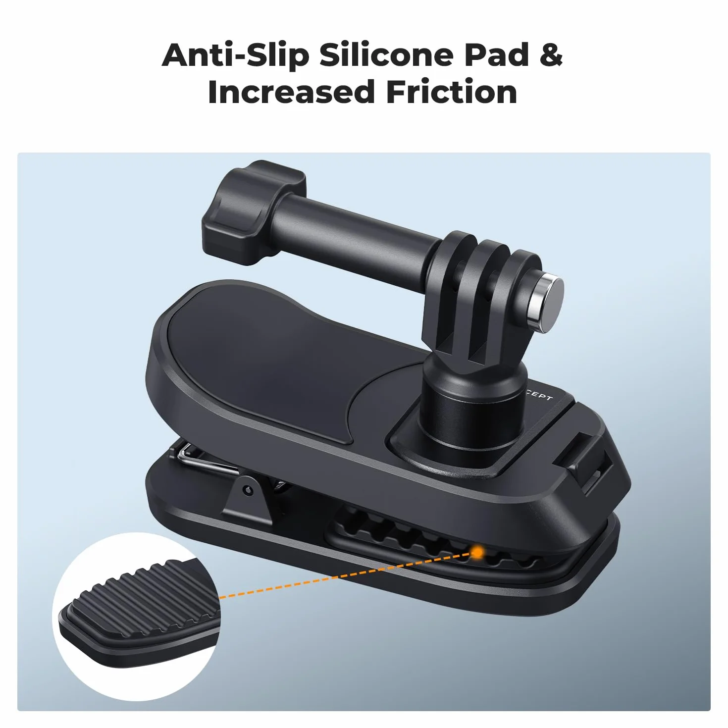 K&F CONCEPT Magnetyczny uchwyt do plecaka Clip Mount do DJI Osmo Action 5 Pro, obracany o 180° do GoPro Hero 13/12/11/10, Osmo Action 6/5 Pro/4, Insta360 X5/X4/X3, DJI Osmo 360