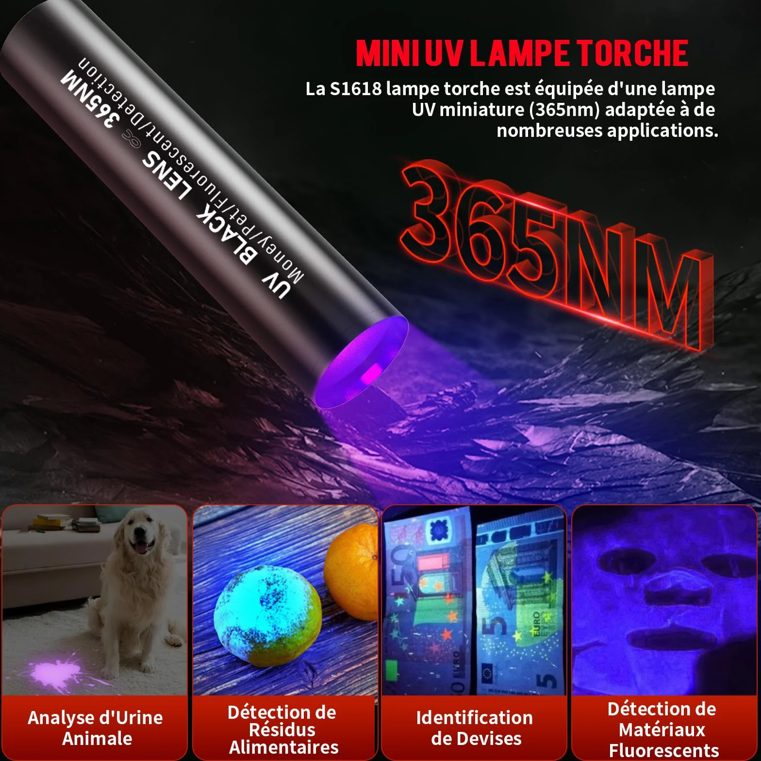 Shadowhawk Lampa LED o dużej mocy S1618-FR