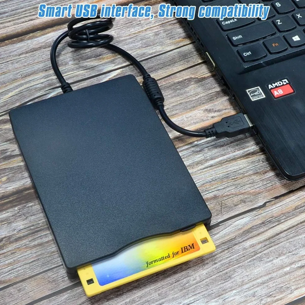 AYNEFY Zewnętrzny dysk USB 3,5-calowy przenośny czytnik dyskietek do 10/7/8/VISTA/XP/ME/2000/SE/98