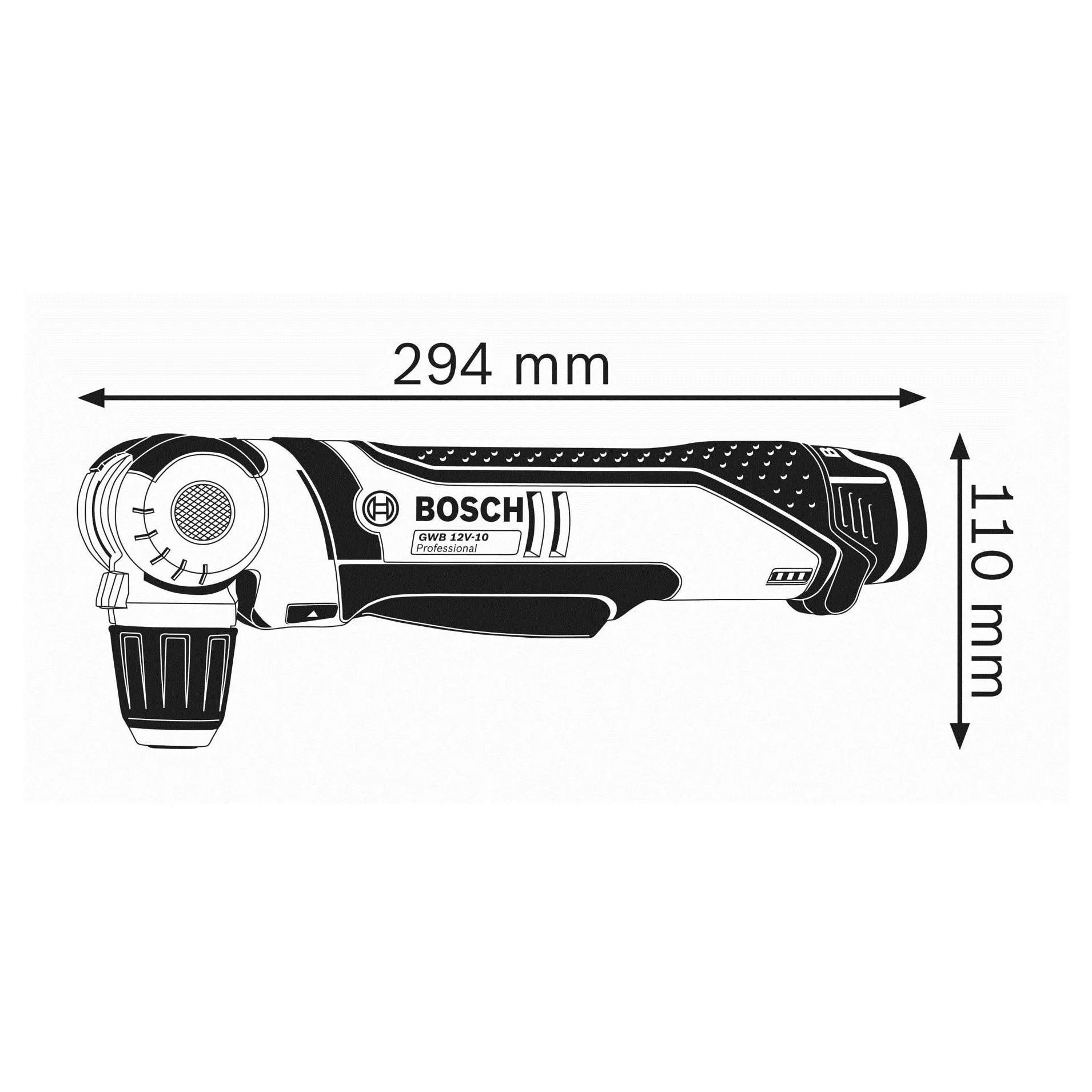 Bosch Professional Wkrętarka, Czarny
