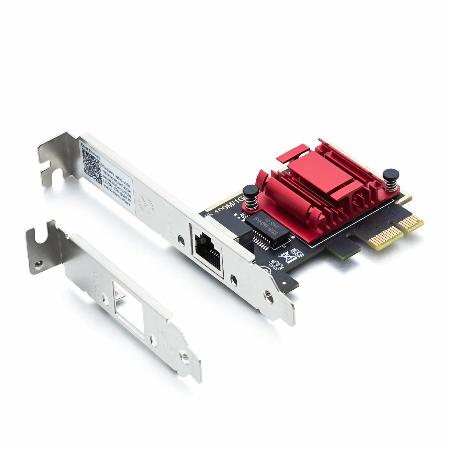 10Gtek 2.5G NIC Network Card, Single RJ-45 Port, Realtek RTL8125 Controller