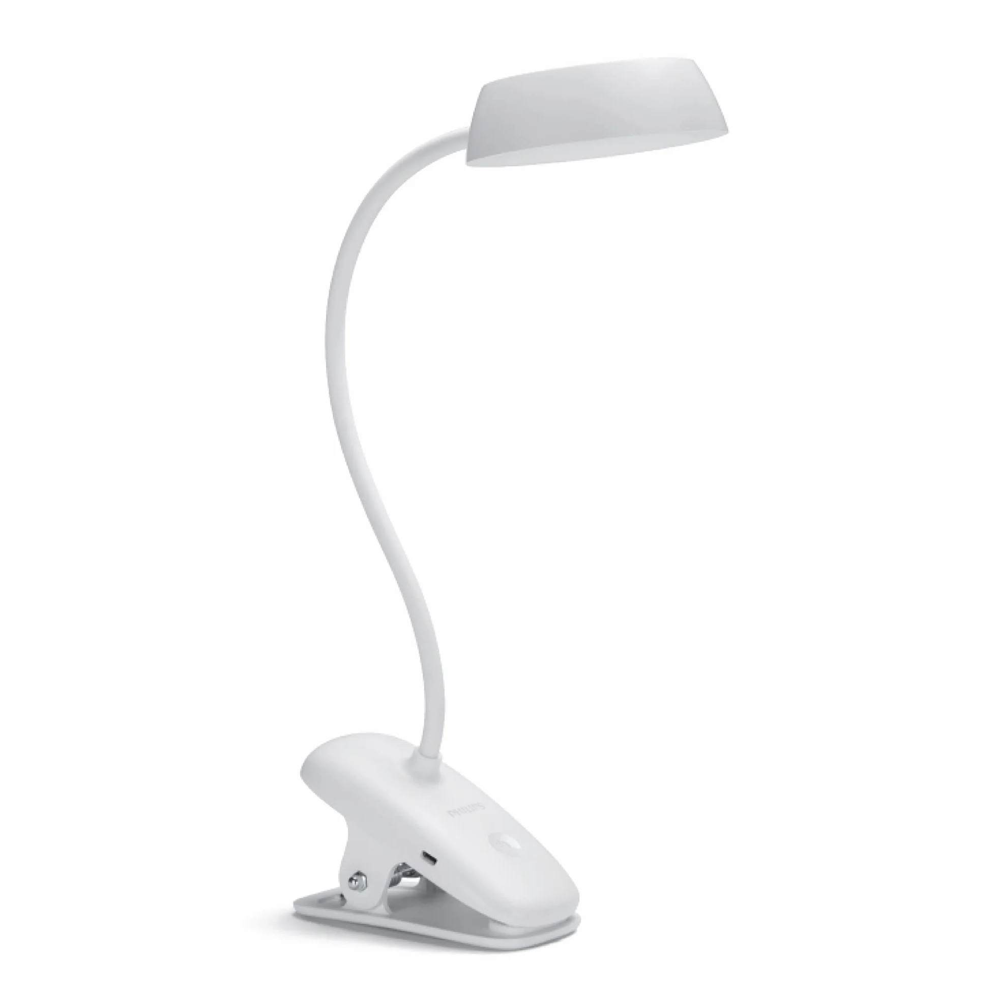 Philips Donutclip Lampa na Biurko, Biały, 15 cm