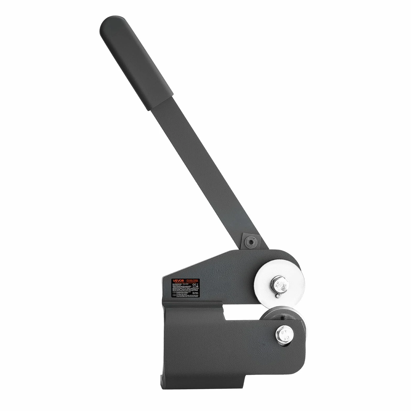 VEVOR Nożyce do blachy, nożyce do blachy rolkowej, ręczne nożyce dźwigniowe o pojemności 1,5 mm, solidna konstrukcja, typ montażu, do cięcia stali, miedzi, stali zbrojeniowej i aluminium