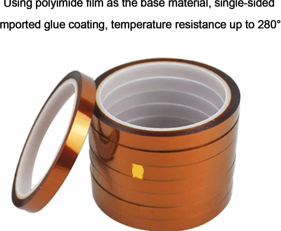 Taśma wysokotemperaturowa - poliimidowa taśma termoprzewodząca 100mm/150mm/200mm x 28m do maskowania, lutowania i płytek drukowanych(200mm)