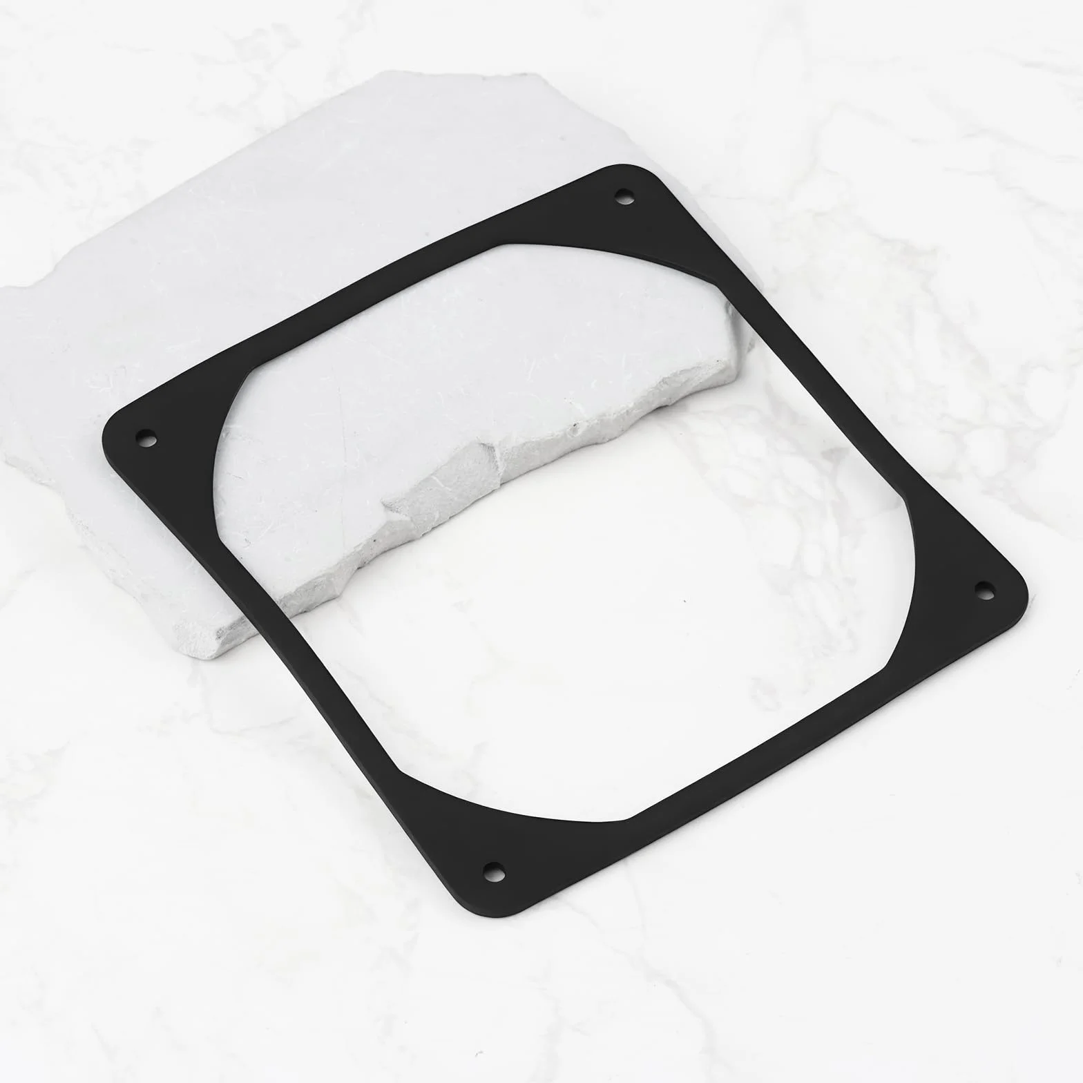 Gumowa uszczelka wibracyjna 120 x 120 x 2 mm czarna do PC
