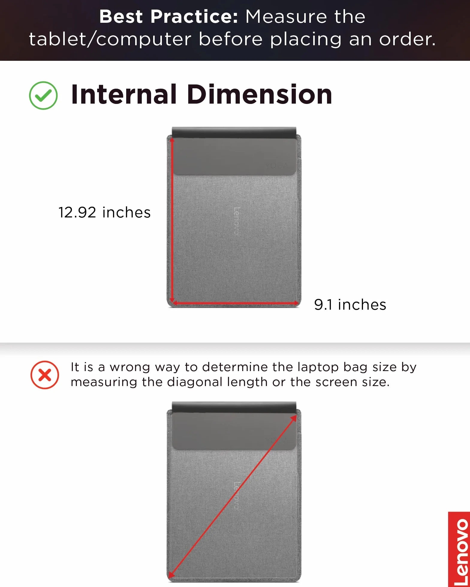 Lenovo Yoga pokrowiec na laptopa 14,5 cala magnetyczny szary