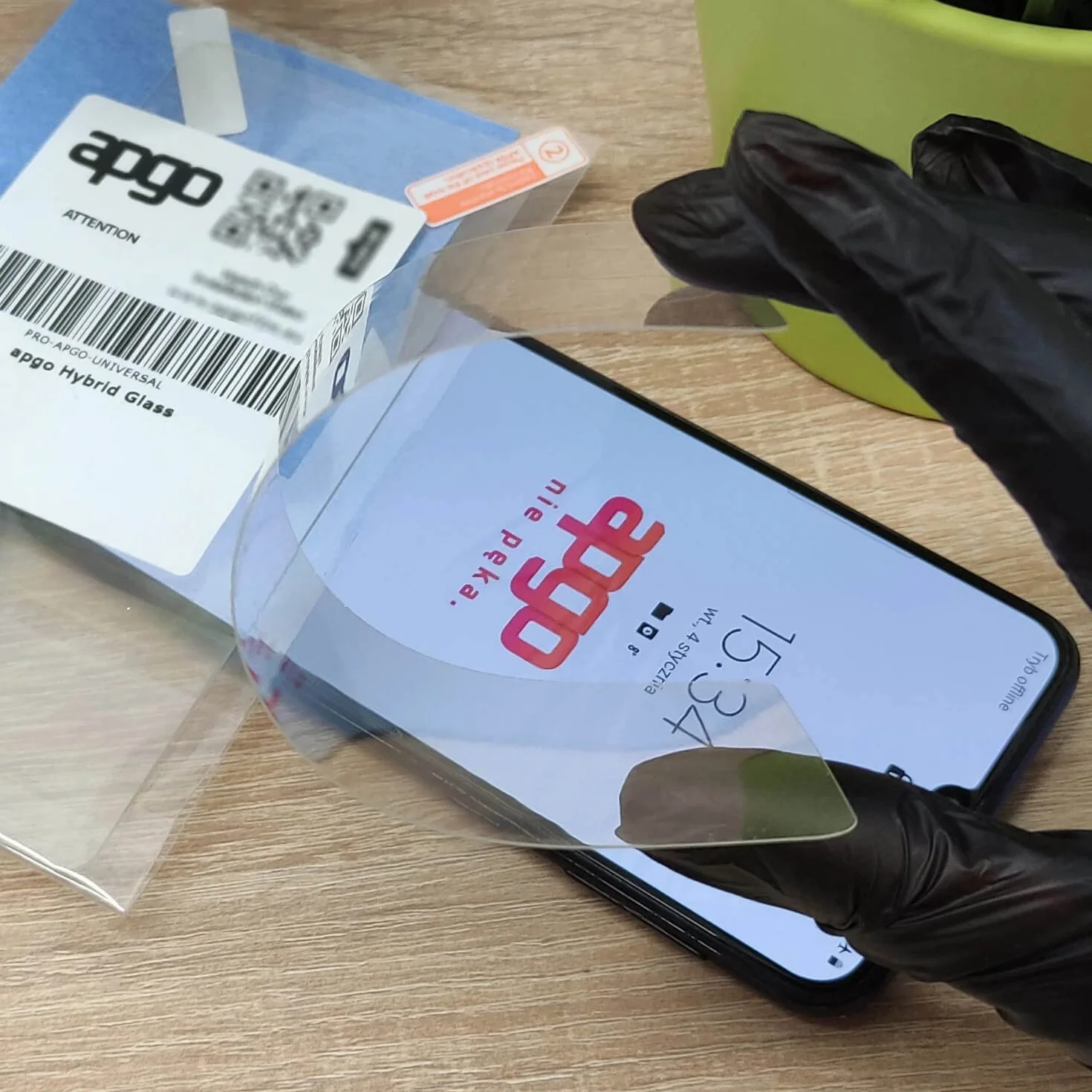 apgo Hybrid Glass Screen Protector do Bosch Kiox 400c, szkło hybrydowe