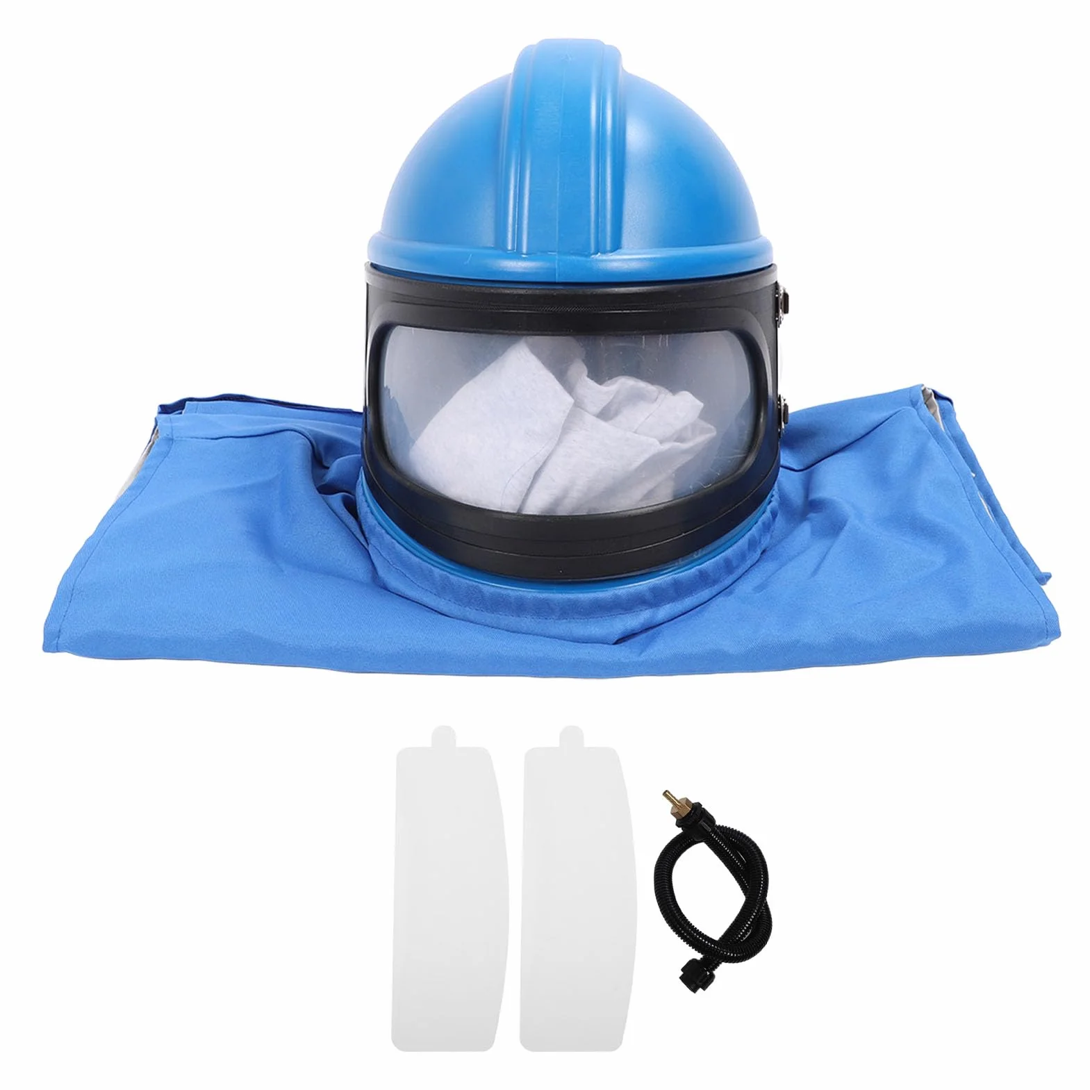 Sandblasting Hełm Sieci Bezpieczeństwo Sandblast Hood Protector do specjalnych prac budowlanych