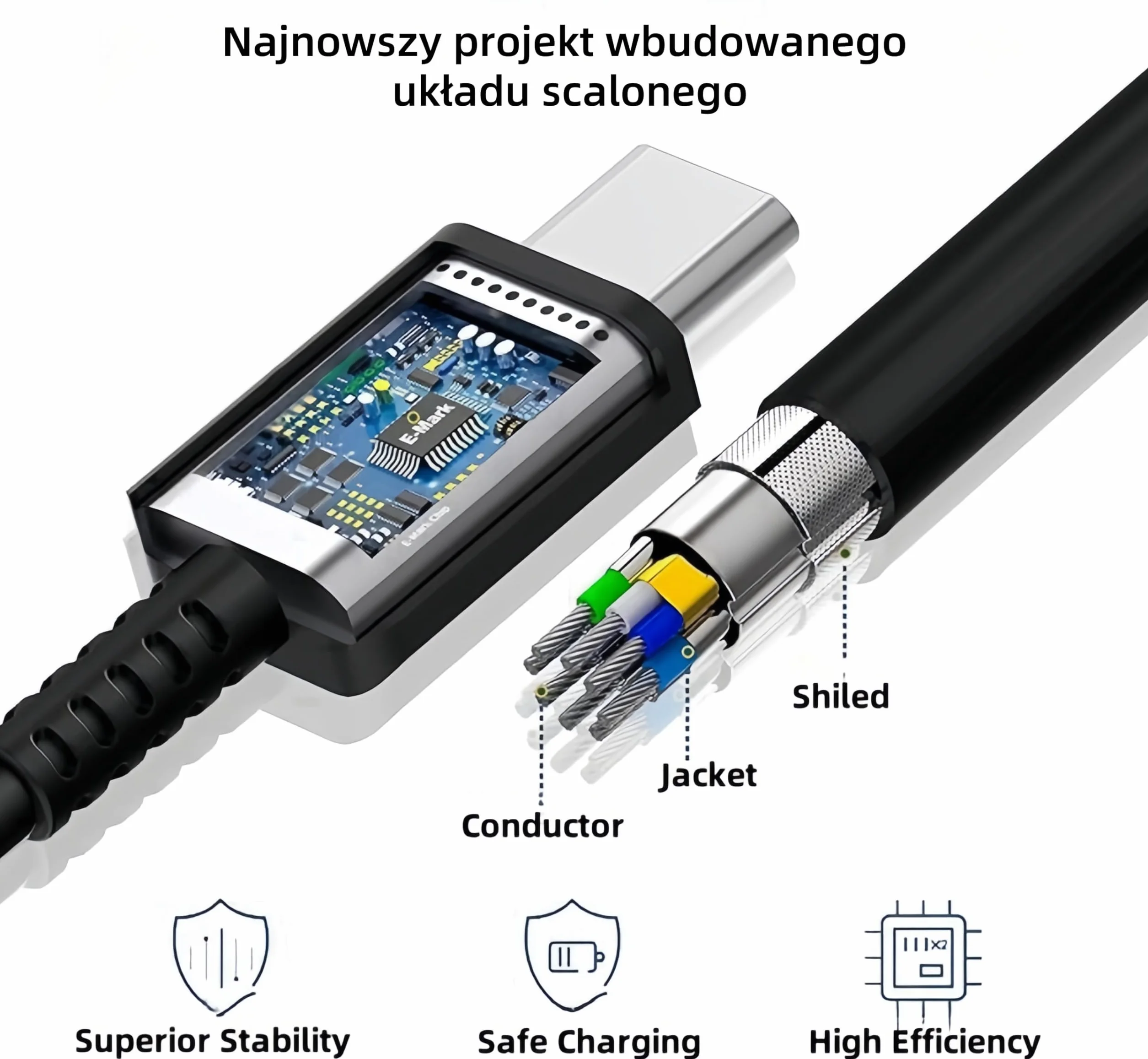 Ładowarka USB C 45 W Szybka Ładowarka Kompatybilny z Samsung Galaxy S25 S24 S23 S22 S21 S20FE S10 S9 S8 A55 A54 A53