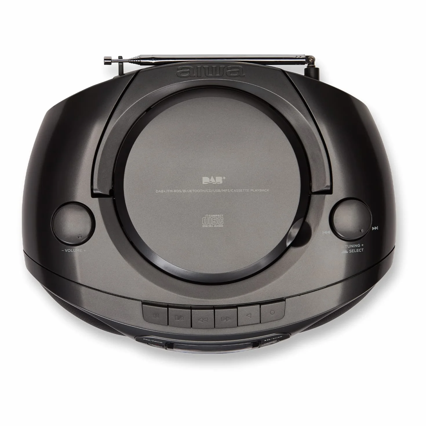 BOOMBOX RADIOODTWARZACZ DAB+, CD/MP3, USB, BT, AUX IN - AIWA BBTC-660DAB/MG