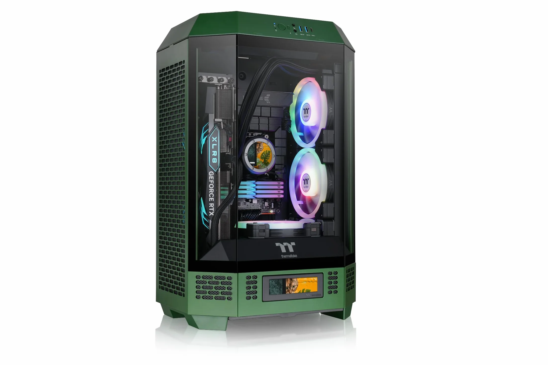 The Tower 300 Tempered Glass Dunkelgrün