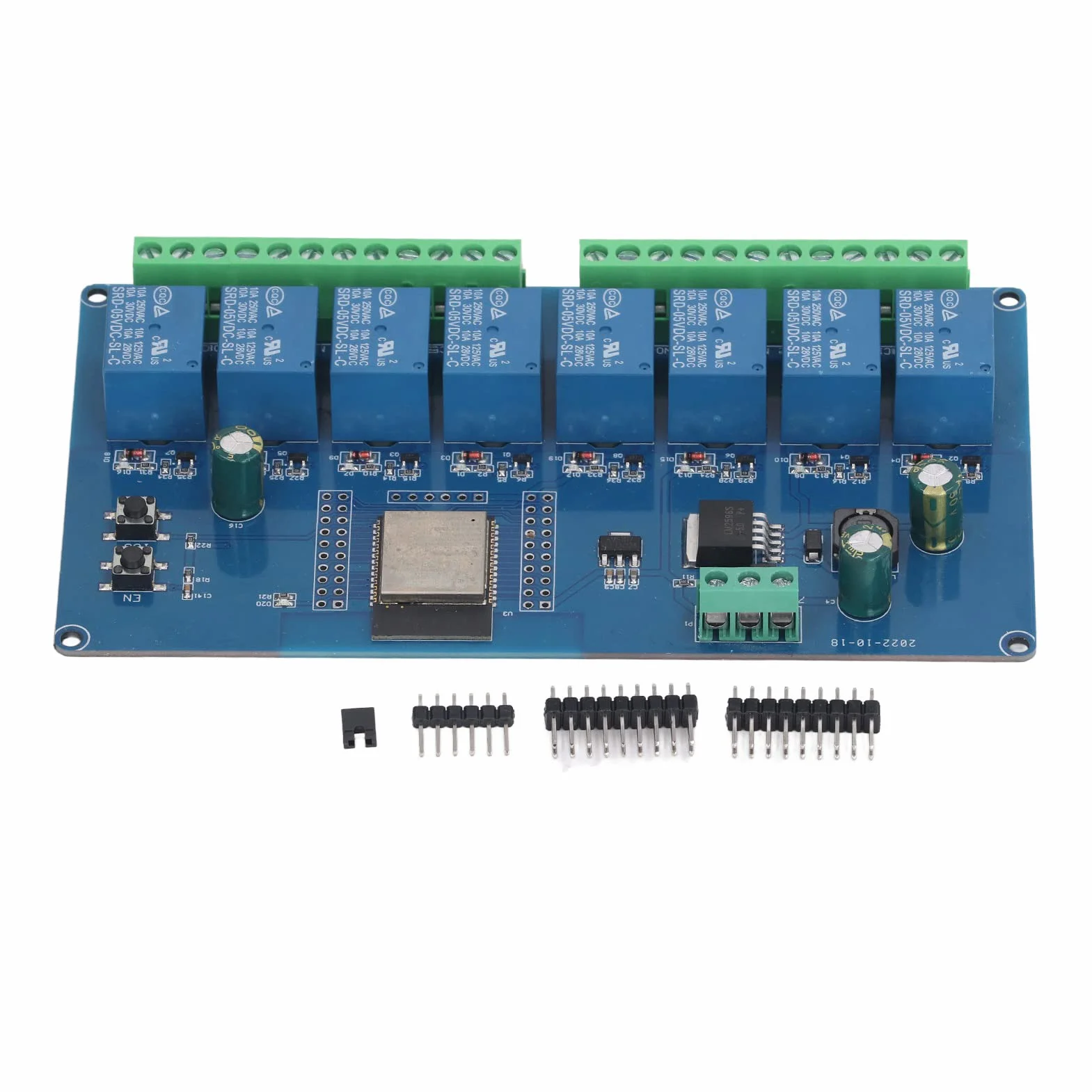 8-kanałowy moduł przekaźnikowy BLE WiFi do bezprzewodowego sterowania i prototypowania elektronicznego z płytą rozwojową DC