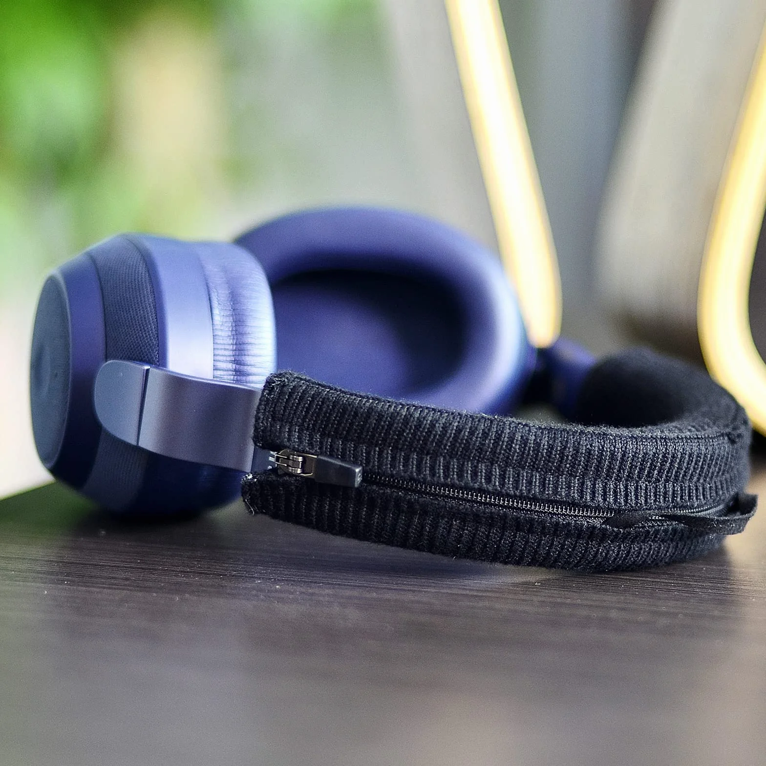 Pokrowiec na głowę słuchawek Yizhet, kompatybilny z Bose AKG Sennheiser Sony Beats, czarny