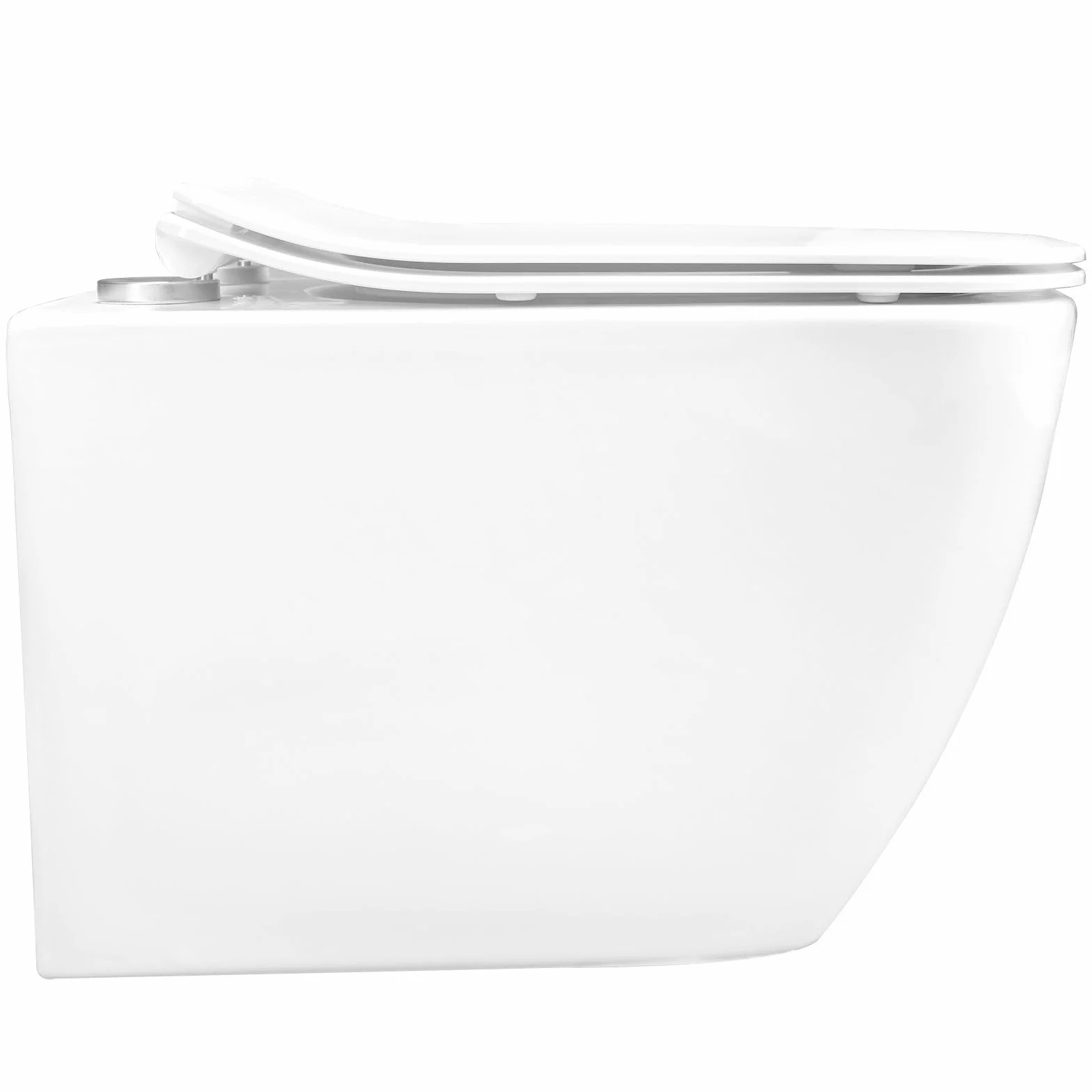 Rea Misa Wc Podwieszana, Martin Rimless Duroplast/Slim/Zm Biały, 51x36,5x32,5cm