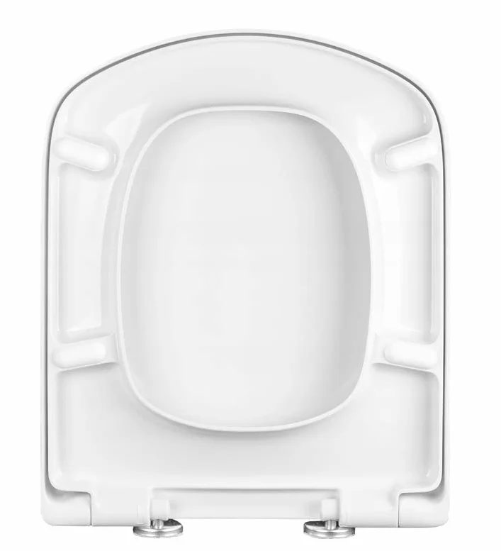 WC- deska, Duroplast, Stalowe Mocowania, Wolnoopadająca, Antybakteryjna, Do Roca Dama Senso, Biała
