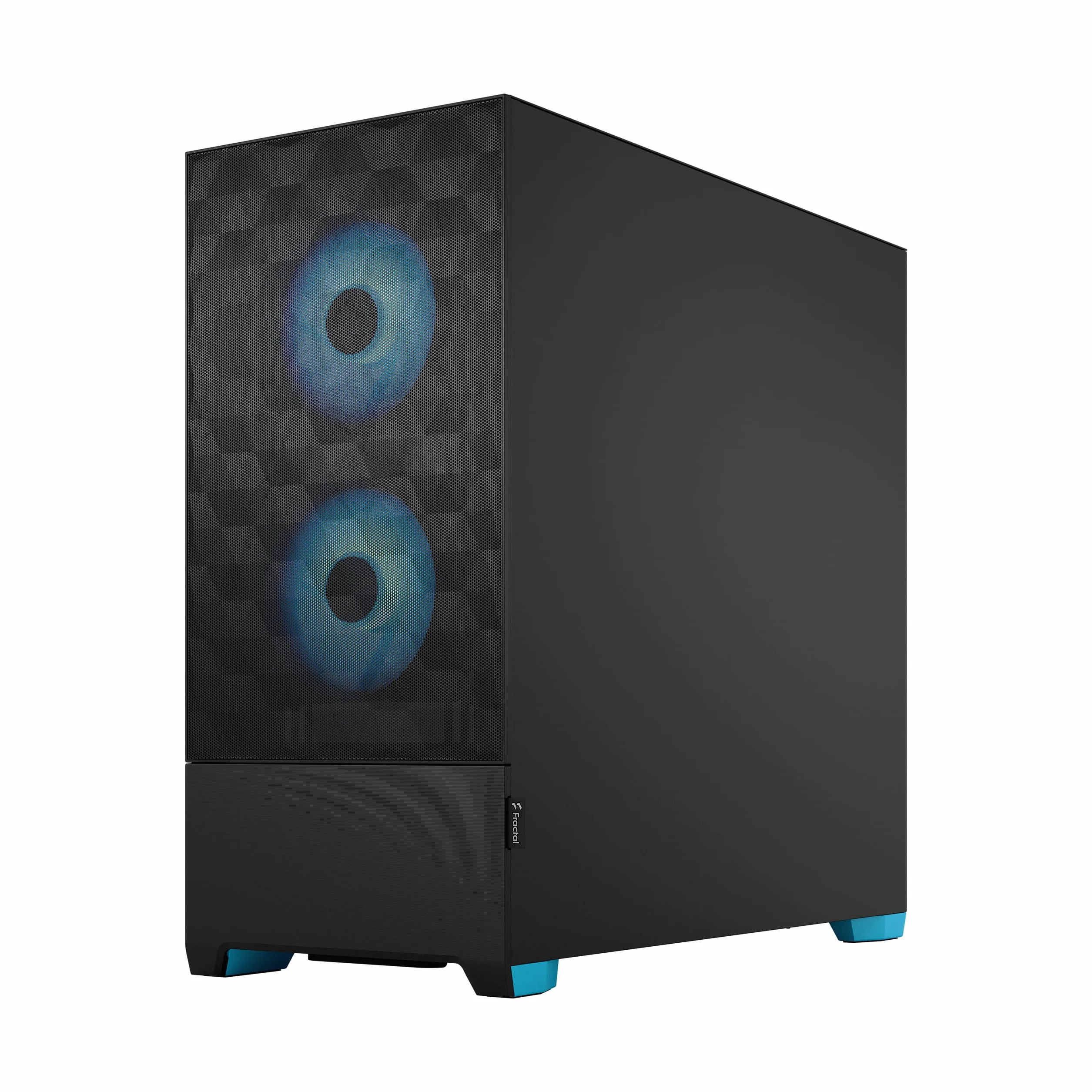 Fractal Design Pop Air RGB obudowa komputera ATX czarny cyjan szkło hartowane