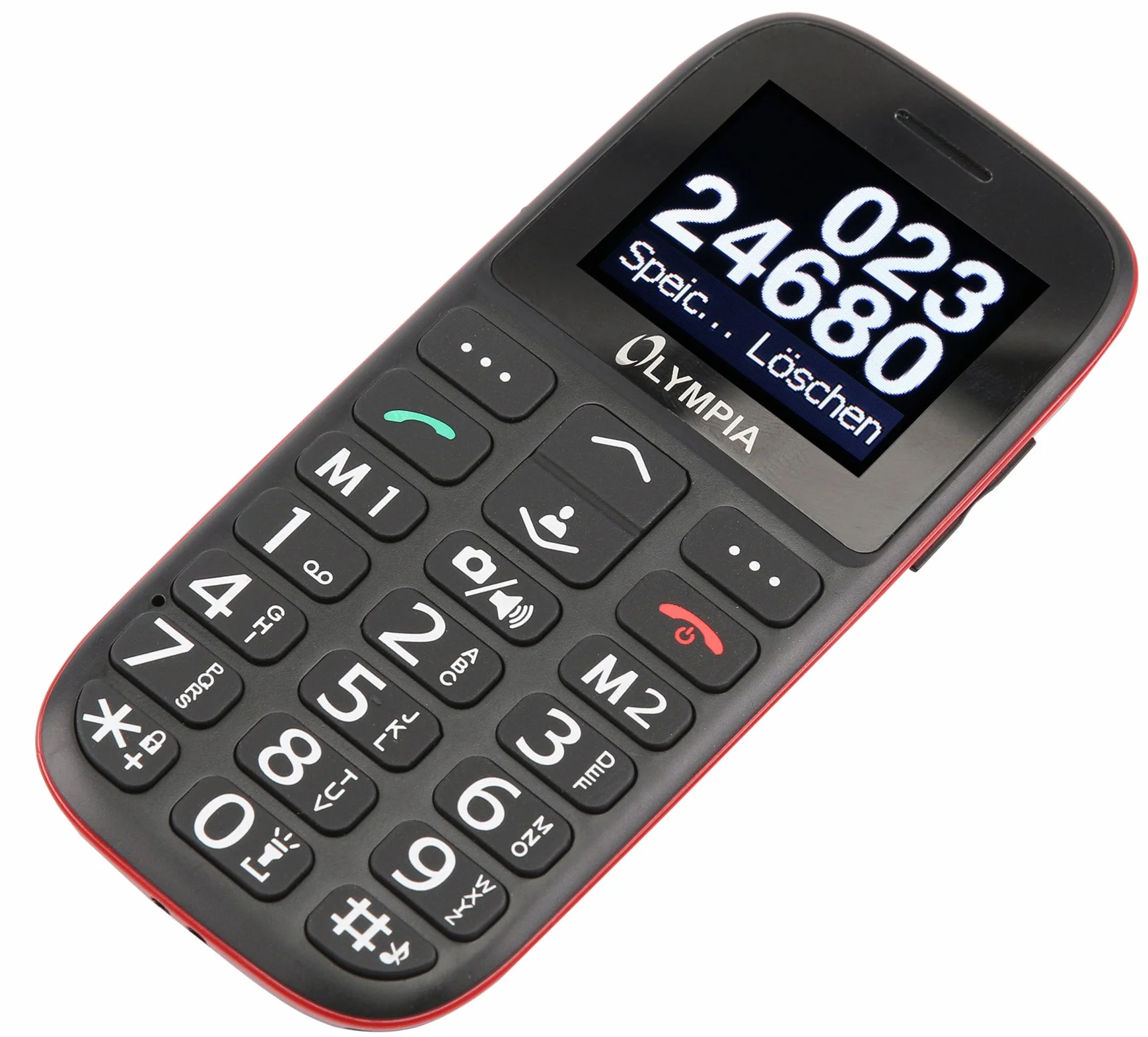 Olympia Bella 2214 telefon komórkowy dla seniorów duże przyciski prosty smartfon kolorowy wyświetlacz 1,7"