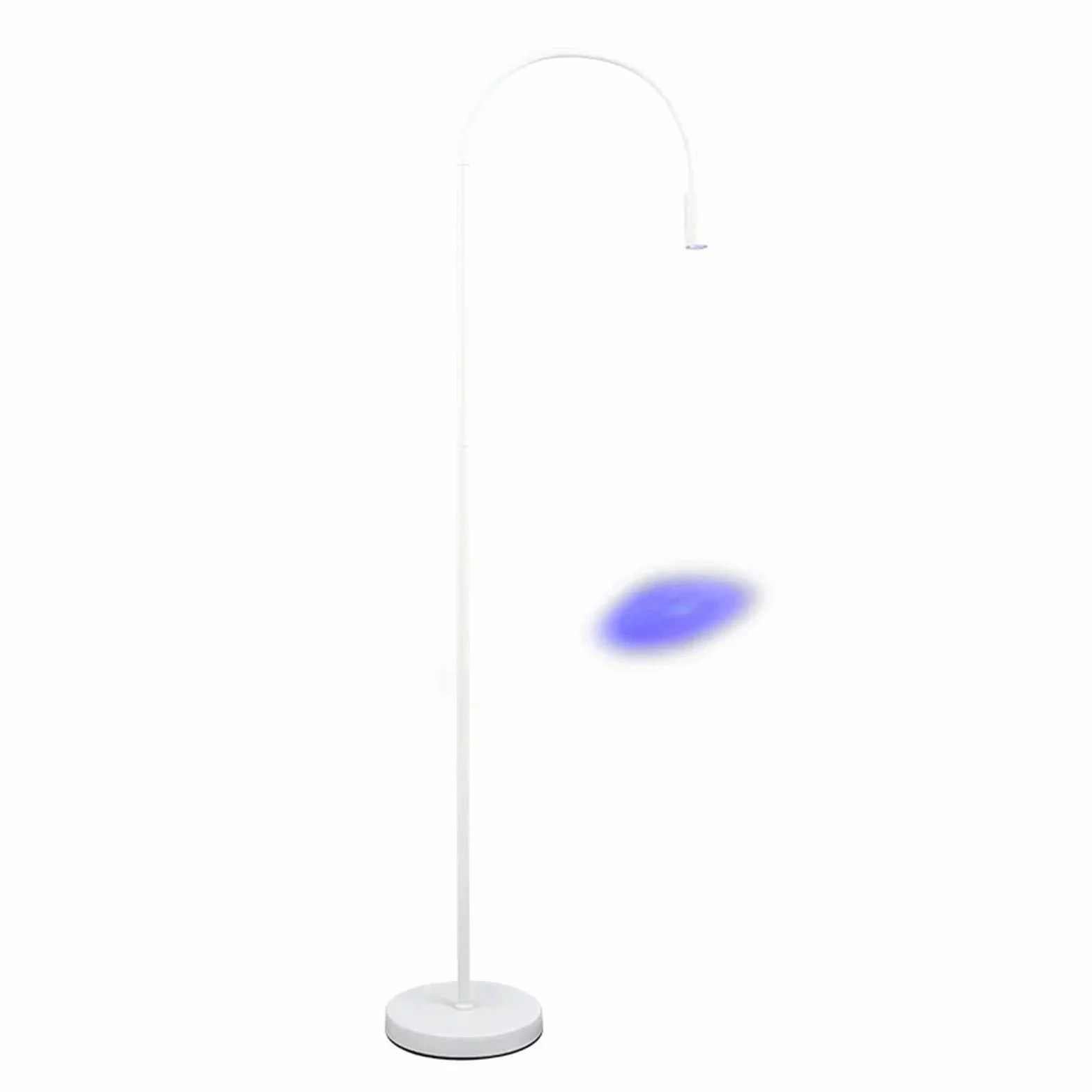 Światło UV, Światło ultrafioletowe UV LED światło utwardzające klej UV piękno paznokci piękno rzęs sztuczne rzęsy szczepienie stopka przełącznik stopniowy lampa podłogowa(5W-01)