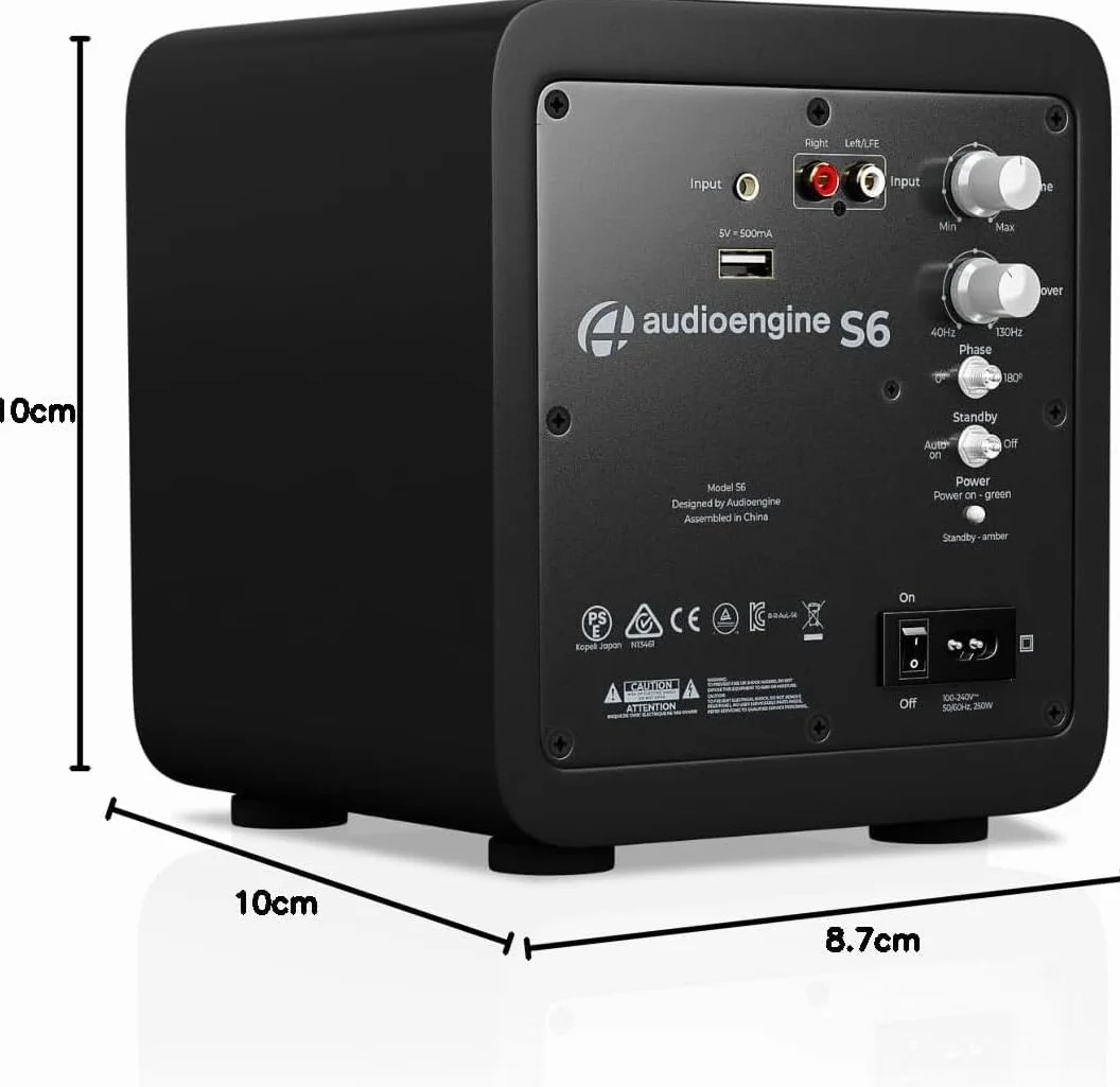 Aktywny subwoofer S6 210 W 6" kompaktowy