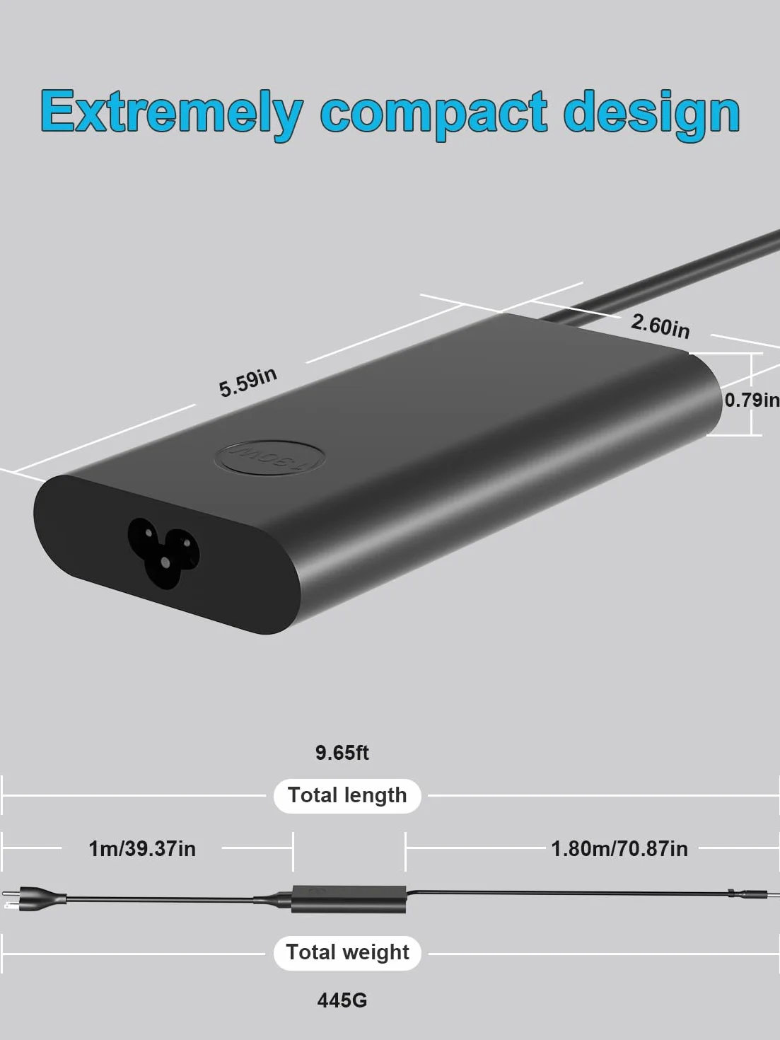 Zasilacz Ładowarka 130W Dell XPS 15 9530 9550 9560 9570 7590 Precision 5510 5520 5530 5540 Inspiron 16 Plus 7420 7430 7348 7501 7510 7610 7620 7630 OptiPlex Inspiron AIO