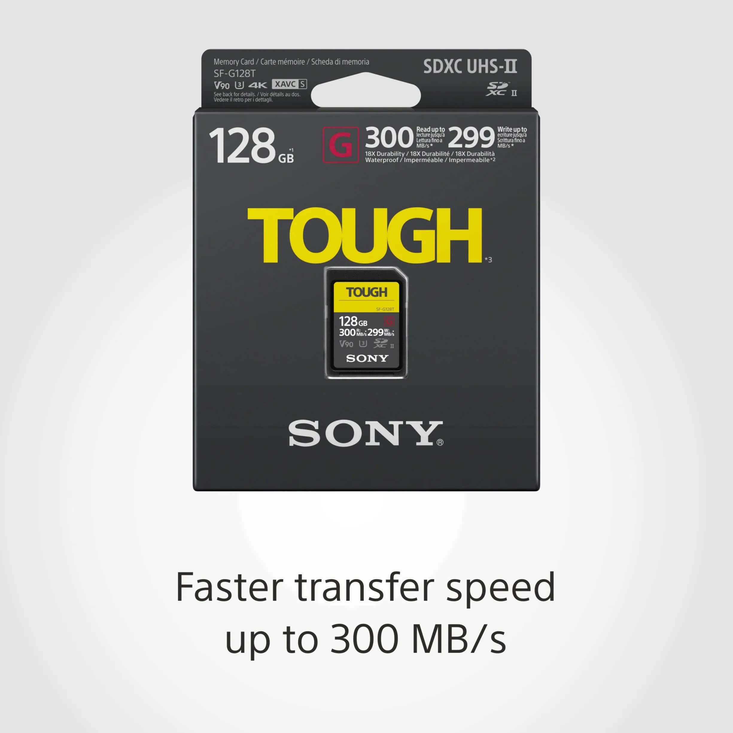 Sony Tough Karta Pamięci Flash 128 GB Czarny