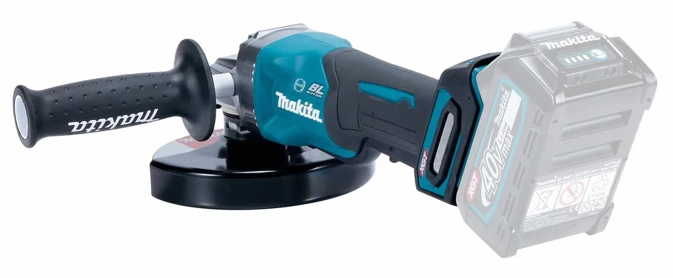 Makita GA036GZ akumulatorowa szlifierka kątowa 40 V maks. (bez akumulatora, bez ładowarki), petrol