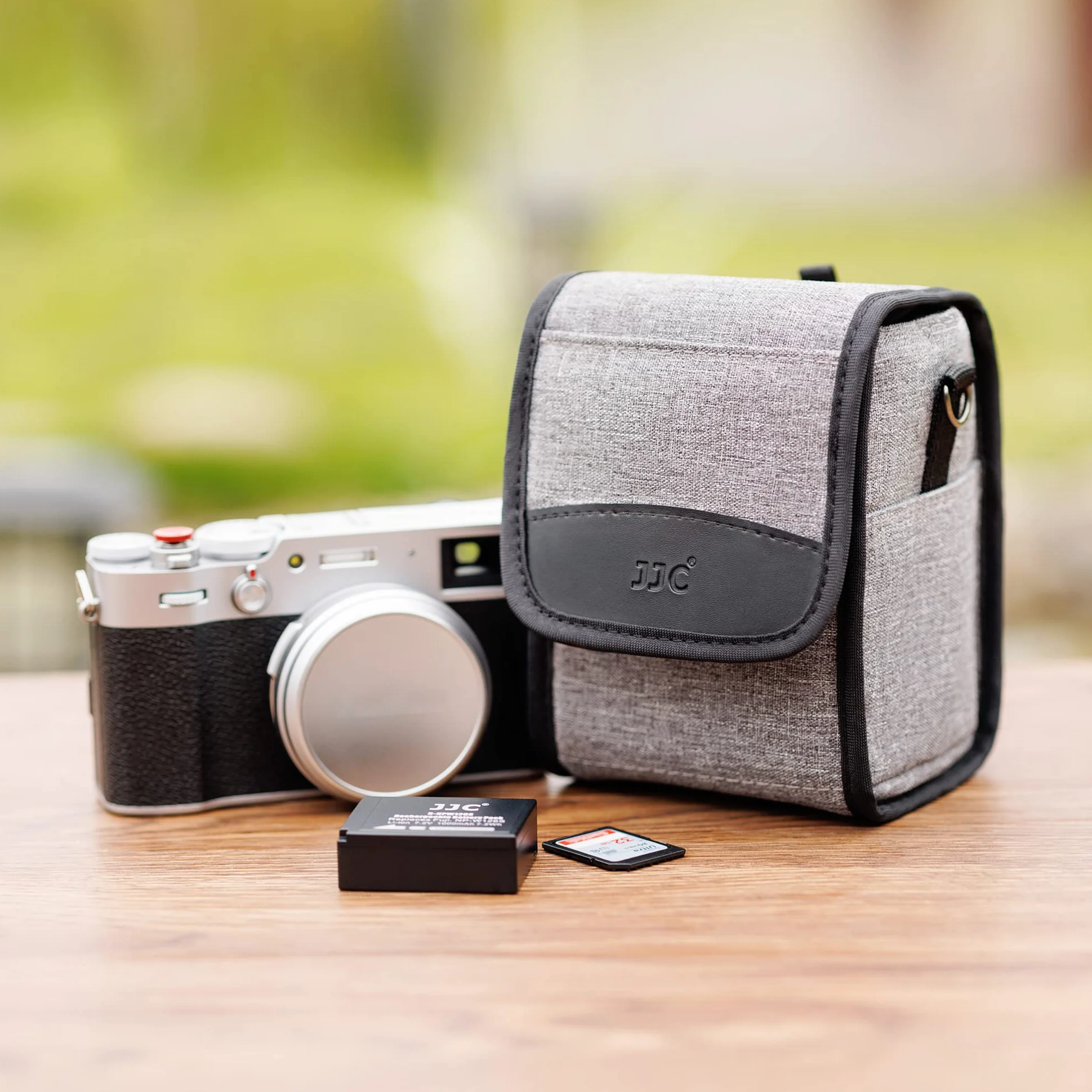 JJC Kompaktowe Etui Podróżne dla Fuji X100VI X100V Sony a6700 a6600 a6400 a6100 Nikon Z30 Z50 Canon EOS M5 M50