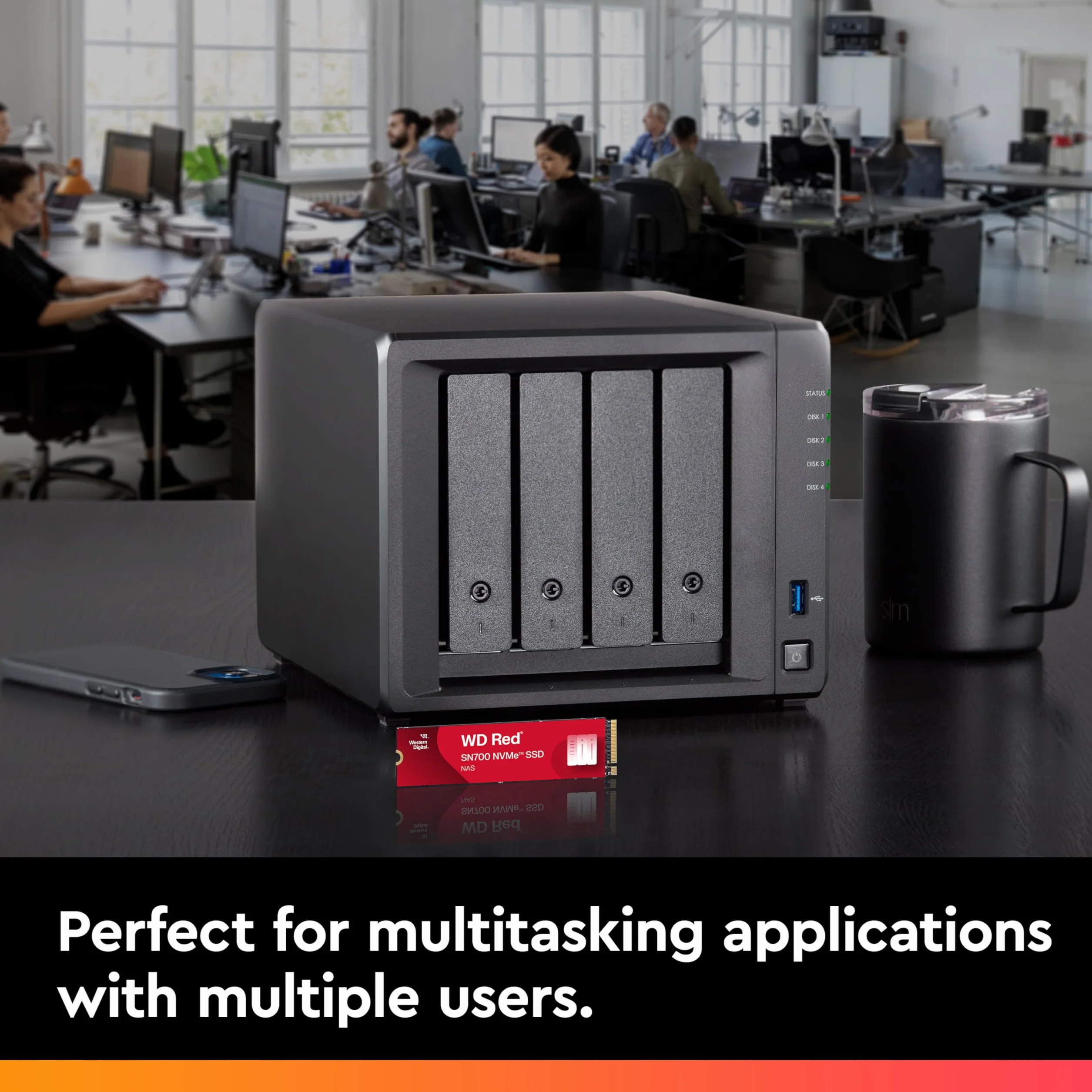 WD Red SN700 500GB NVMe SSD do NAS
