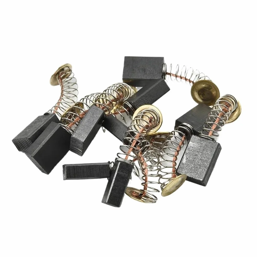10 sztuk/zestaw szczotki węglowe 6x12x17mm do narzędzi elektrycznych silnik wiertarka piła łańcuchowa narzędzia do obróbki drewna